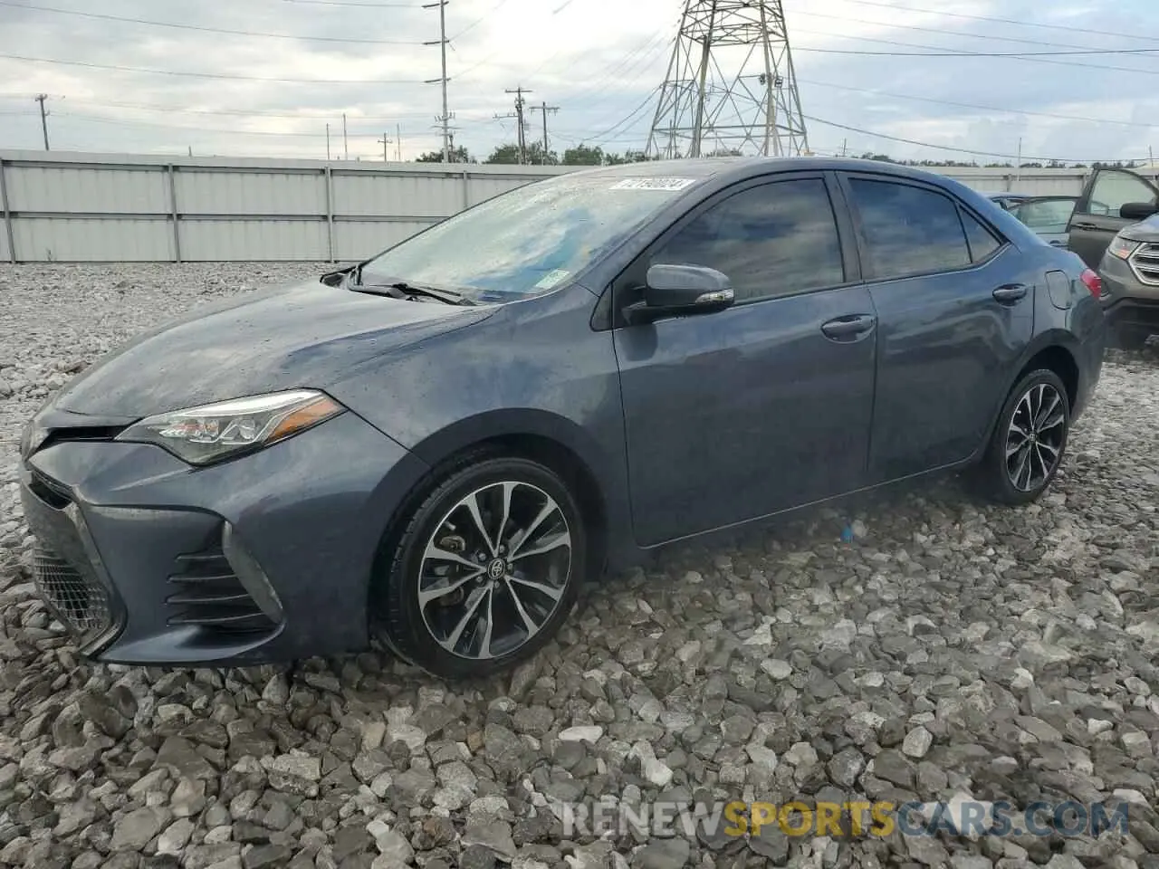 1 Photograph of a damaged car 5YFBURHE6KP906020 TOYOTA COROLLA 2019