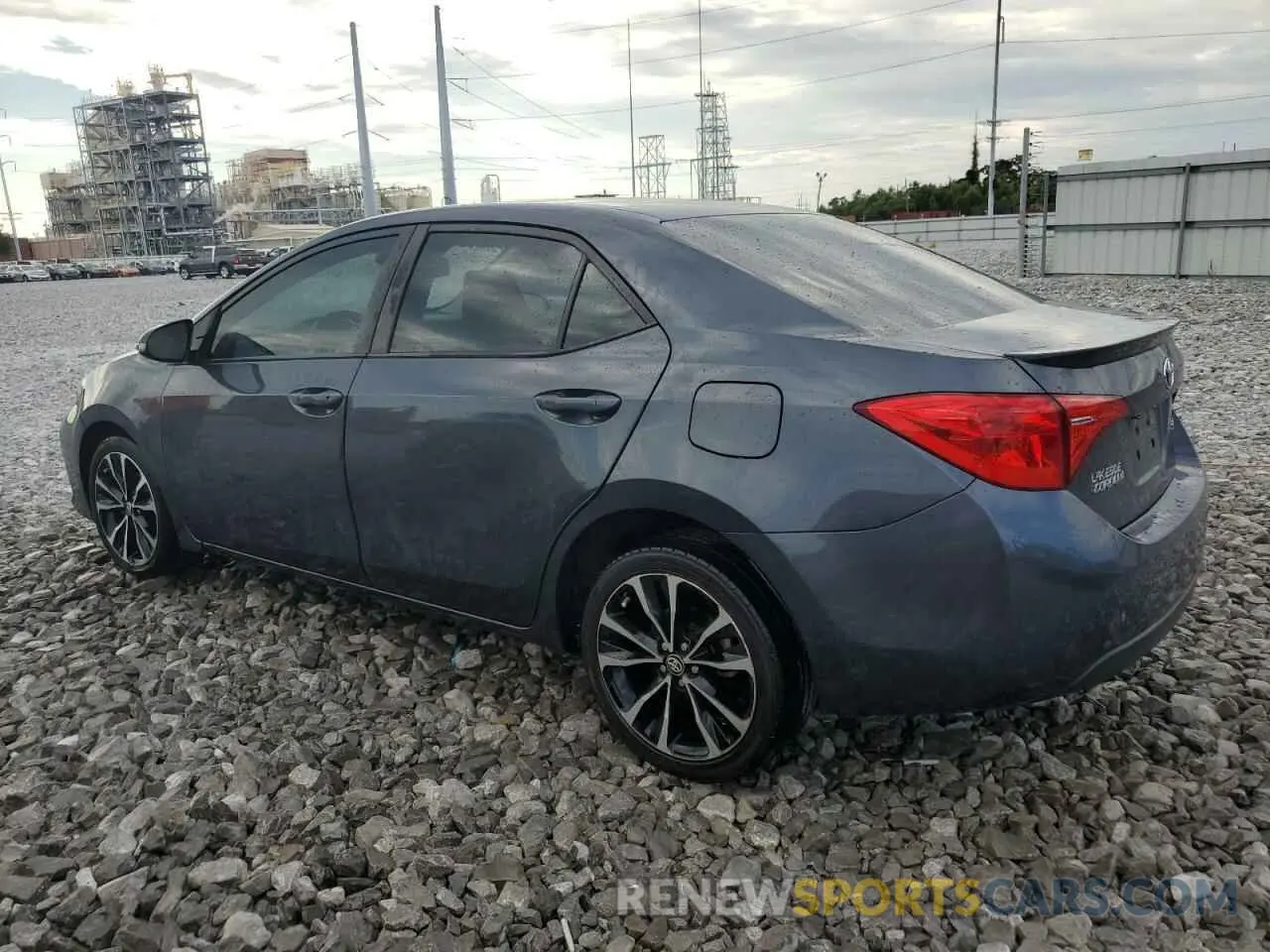 2 Photograph of a damaged car 5YFBURHE6KP906020 TOYOTA COROLLA 2019
