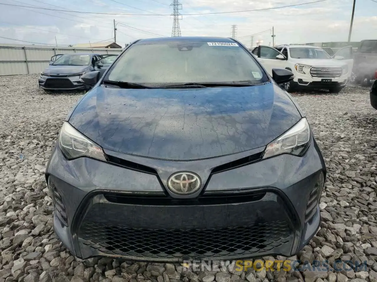 5 Photograph of a damaged car 5YFBURHE6KP906020 TOYOTA COROLLA 2019