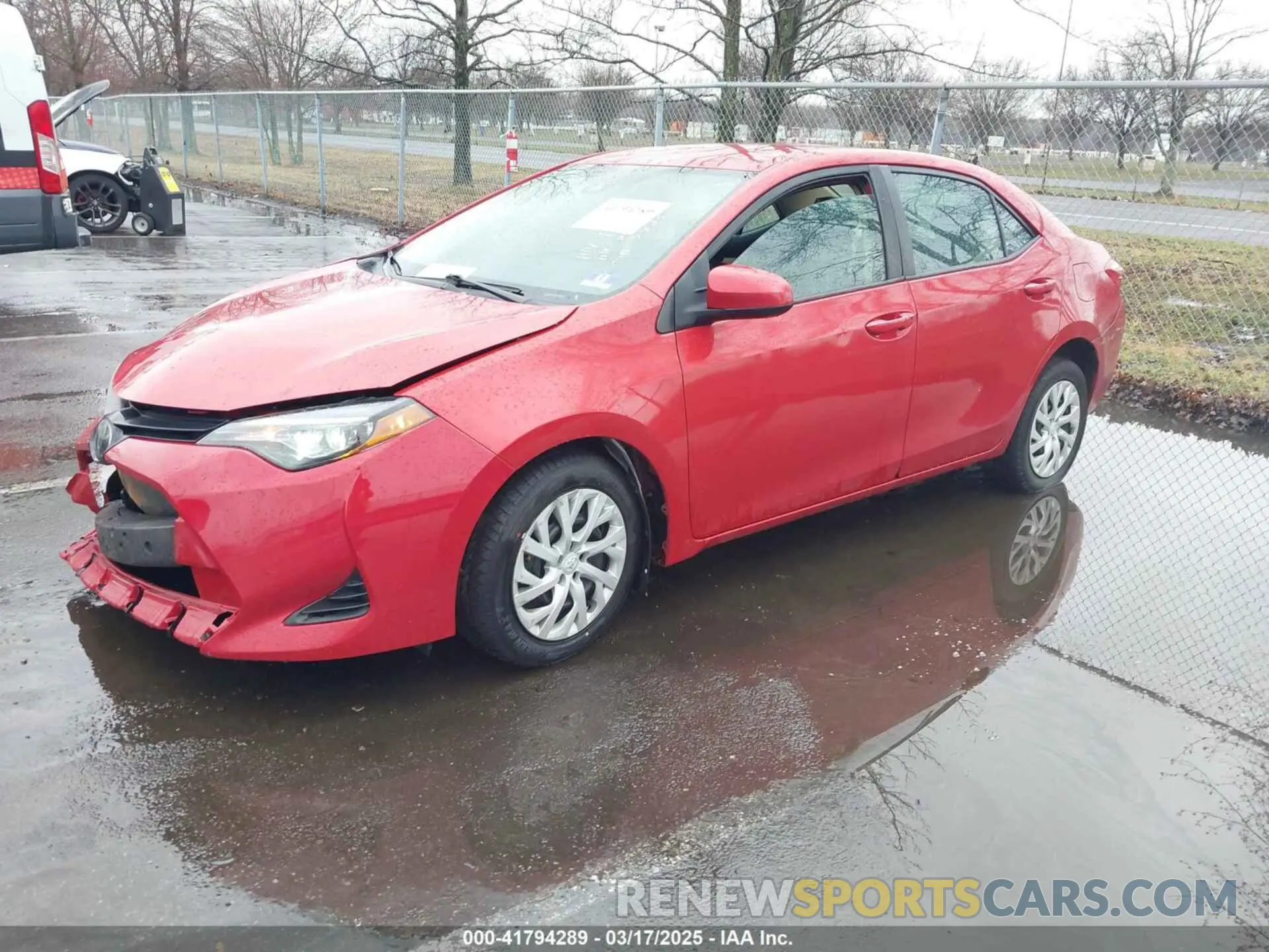 2 Photograph of a damaged car 5YFBURHE6KP907992 TOYOTA COROLLA 2019