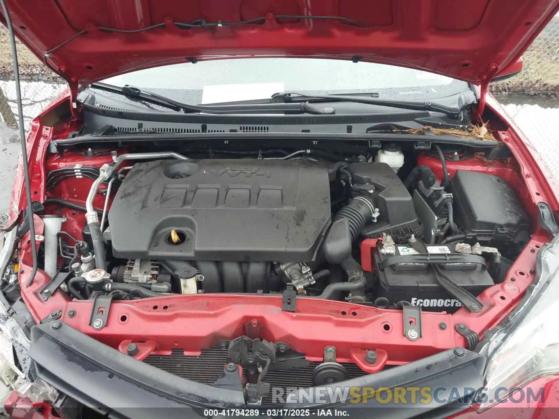 8 Photograph of a damaged car 5YFBURHE6KP907992 TOYOTA COROLLA 2019