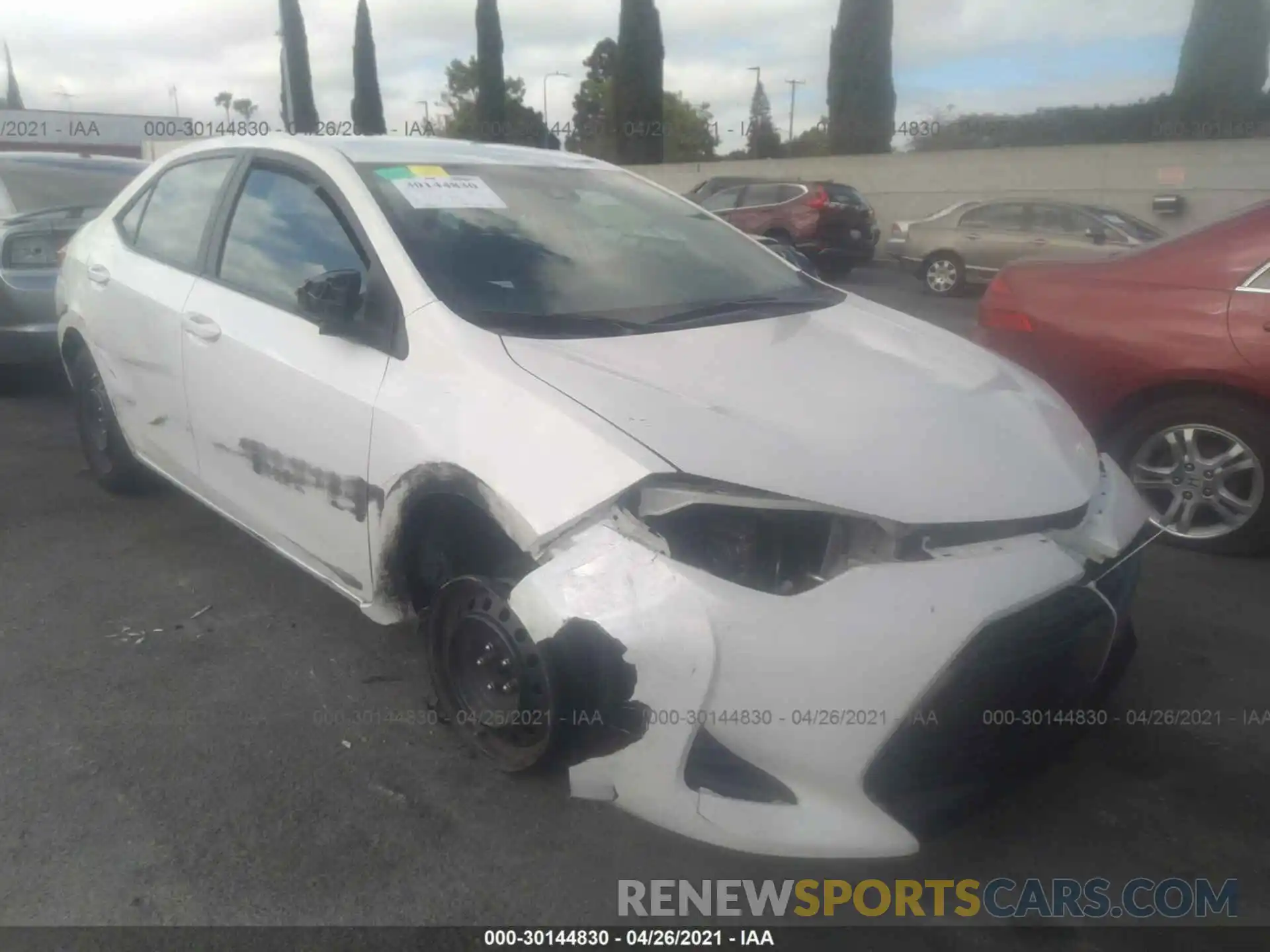 6 Photograph of a damaged car 5YFBURHE6KP913324 TOYOTA COROLLA 2019