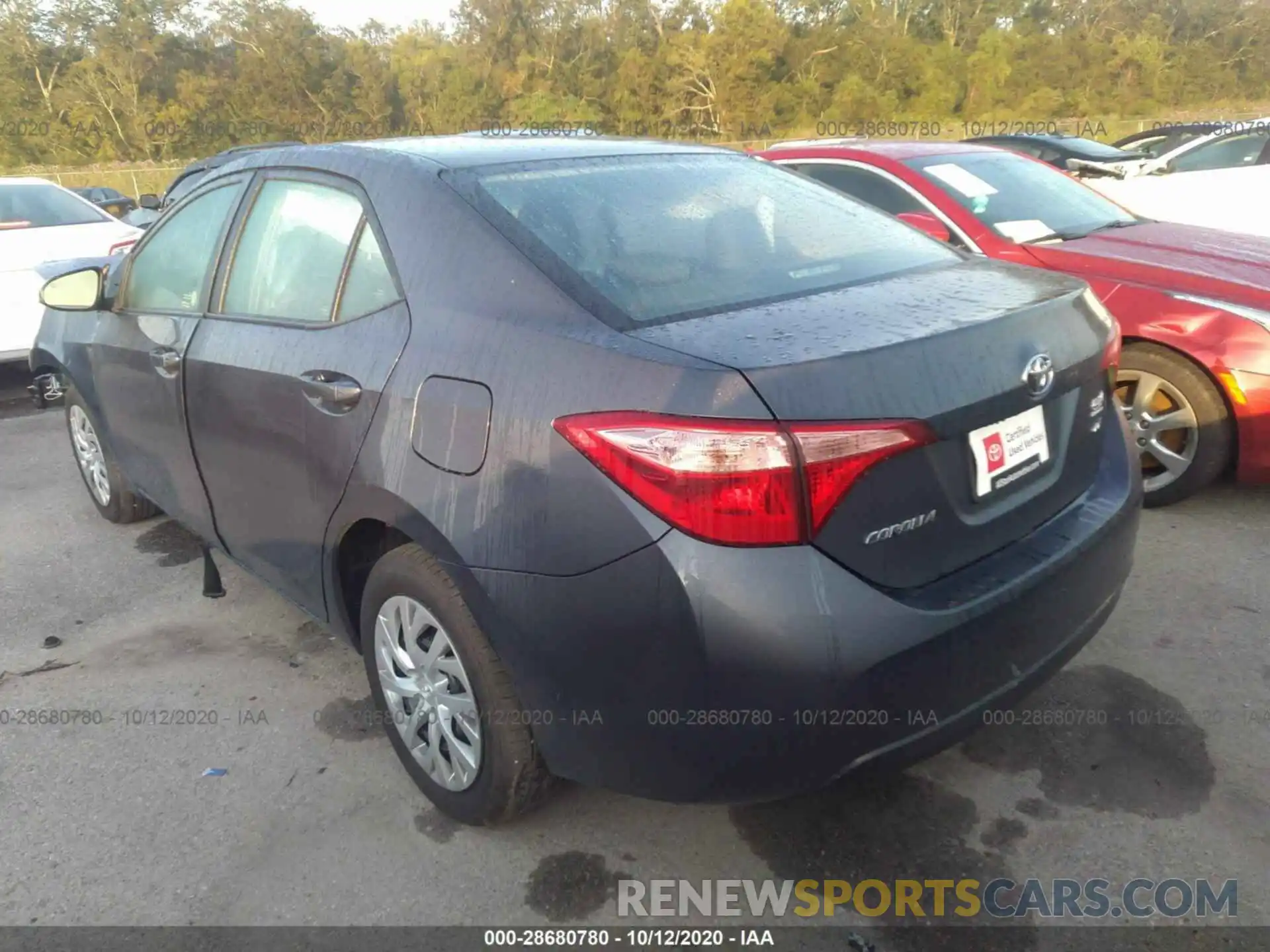 3 Photograph of a damaged car 5YFBURHE6KP913503 TOYOTA COROLLA 2019