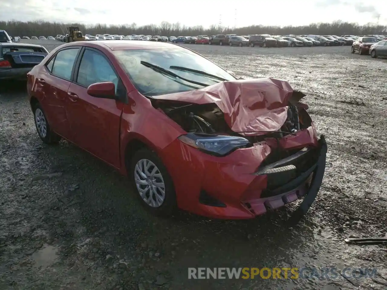 1 Photograph of a damaged car 5YFBURHE6KP914408 TOYOTA COROLLA 2019