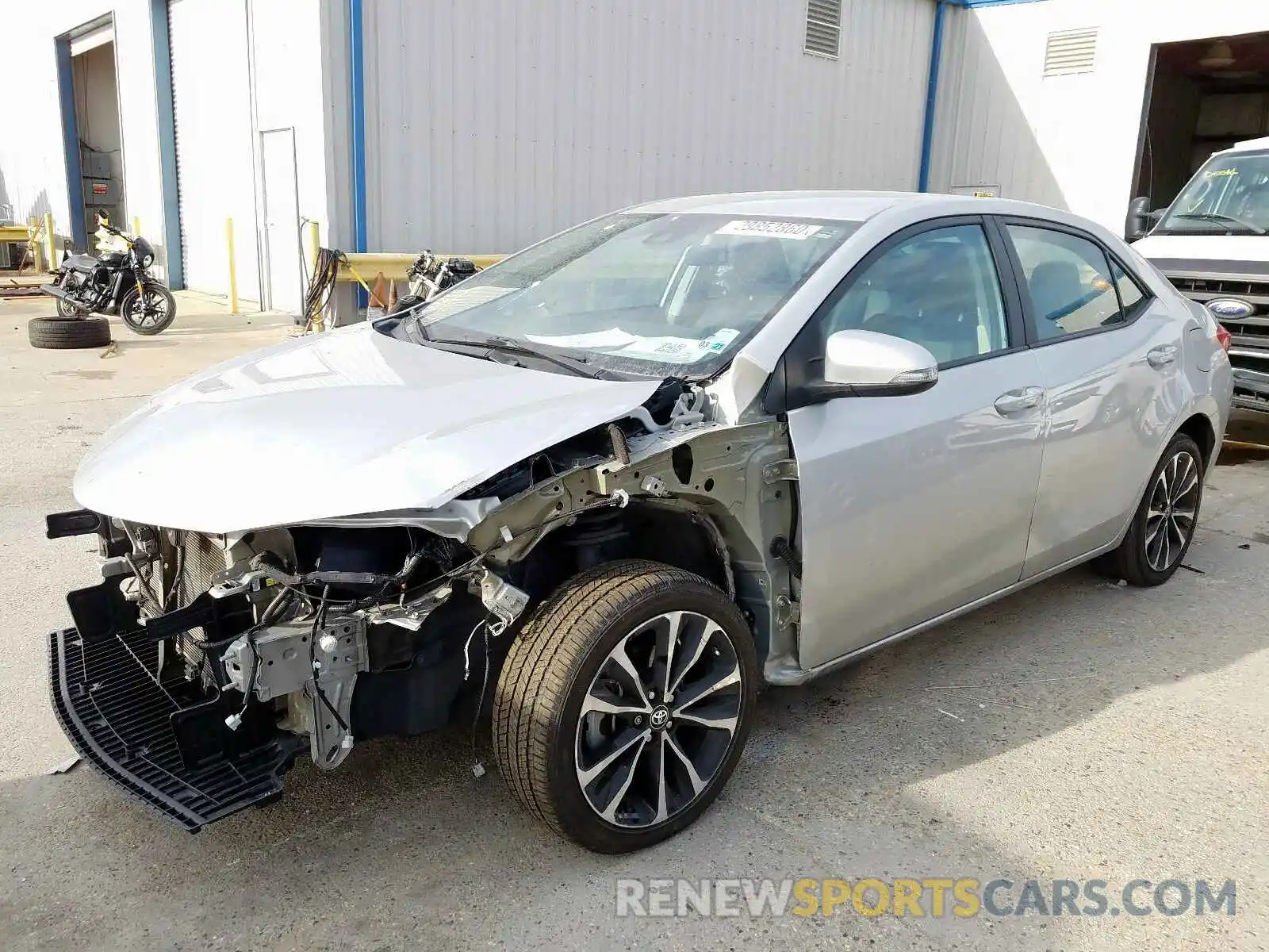 2 Photograph of a damaged car 5YFBURHE6KP914649 TOYOTA COROLLA 2019