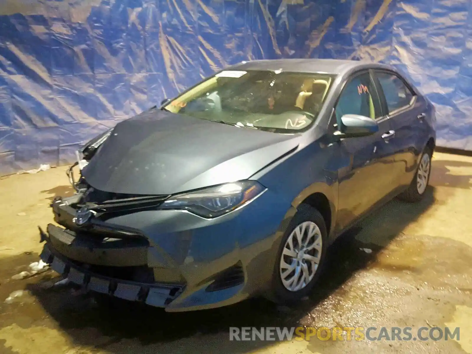 2 Photograph of a damaged car 5YFBURHE6KP915056 TOYOTA COROLLA 2019