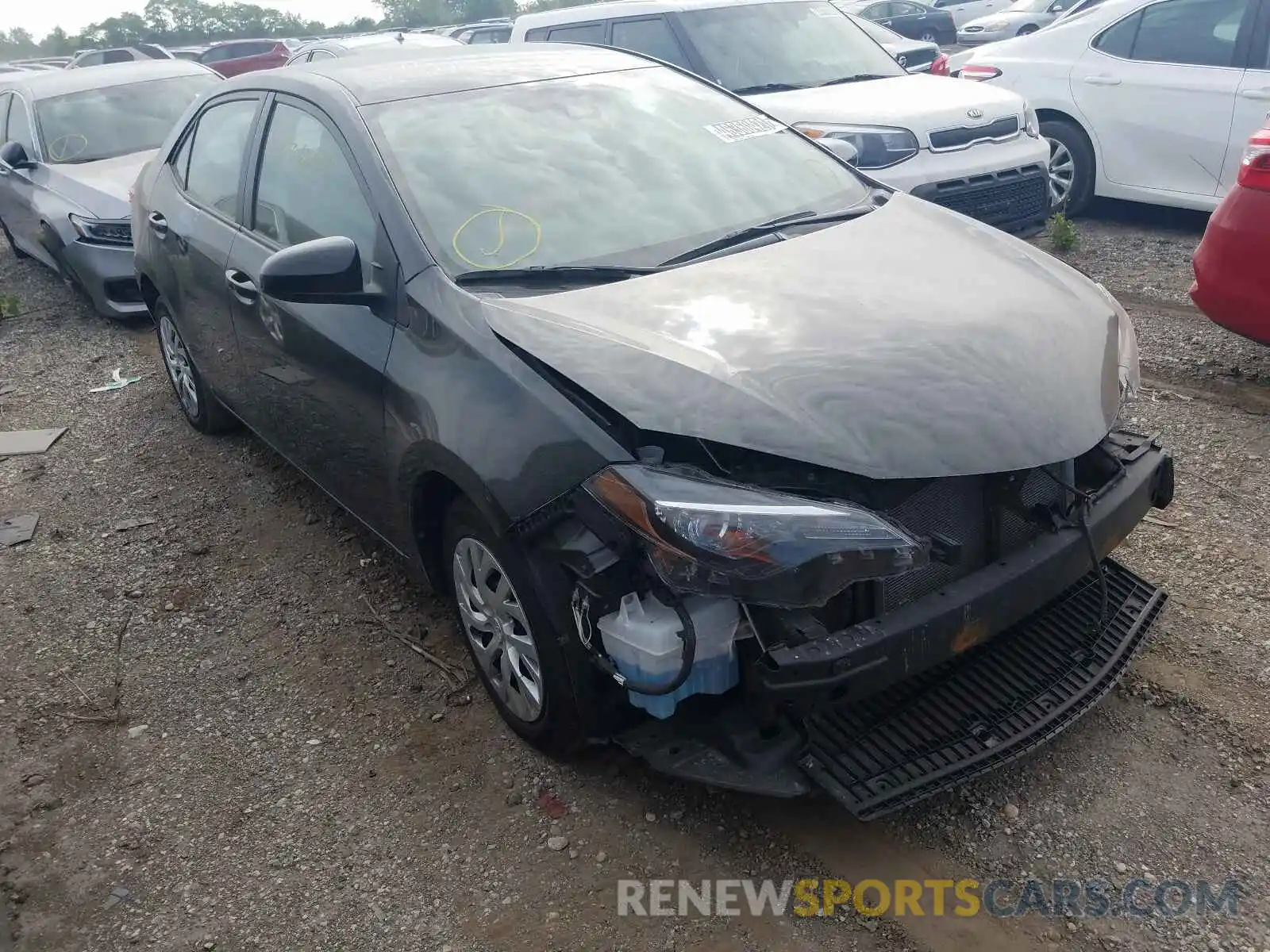 1 Photograph of a damaged car 5YFBURHE6KP920273 TOYOTA COROLLA 2019