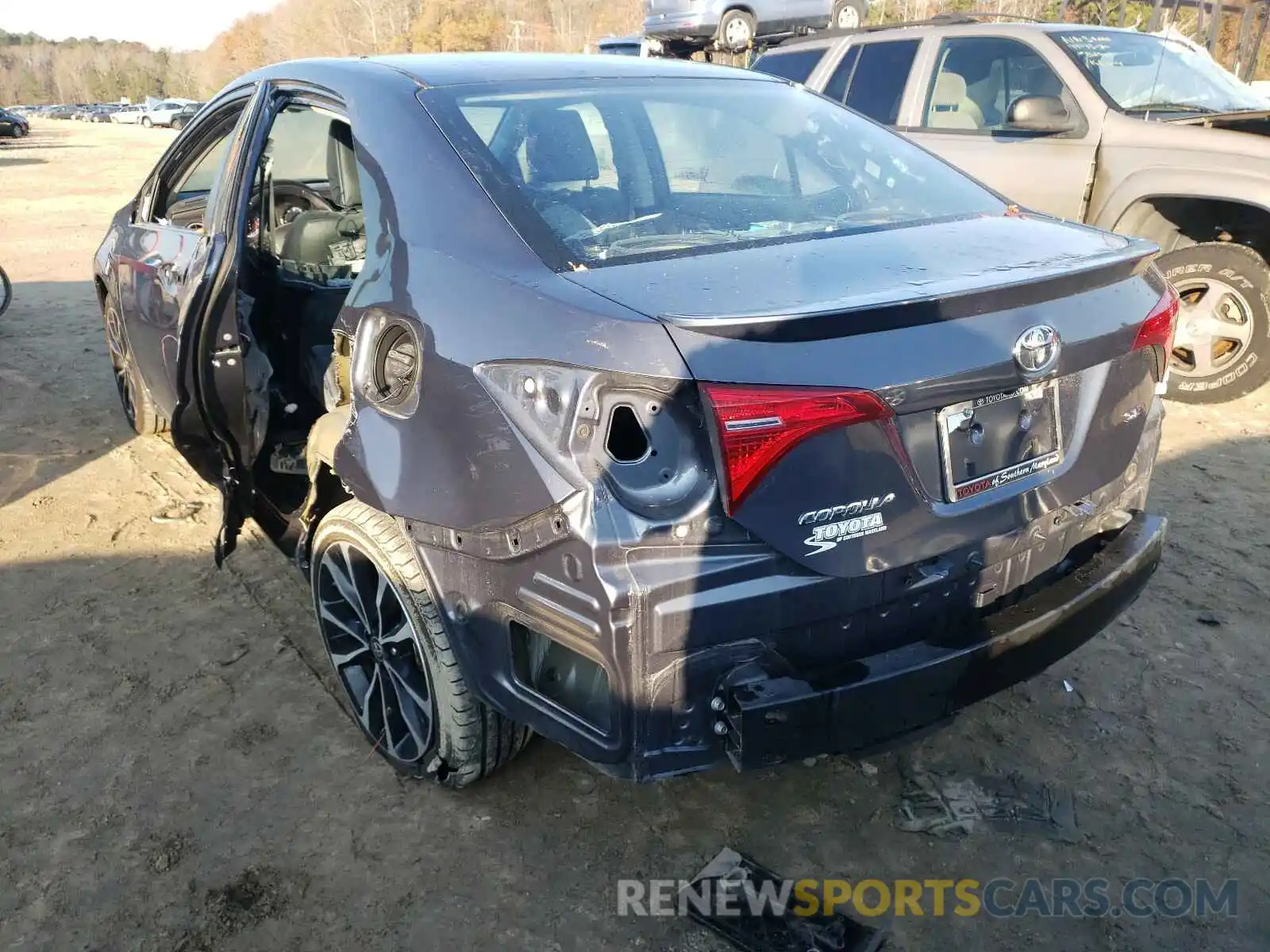 3 Photograph of a damaged car 5YFBURHE6KP928955 TOYOTA COROLLA 2019