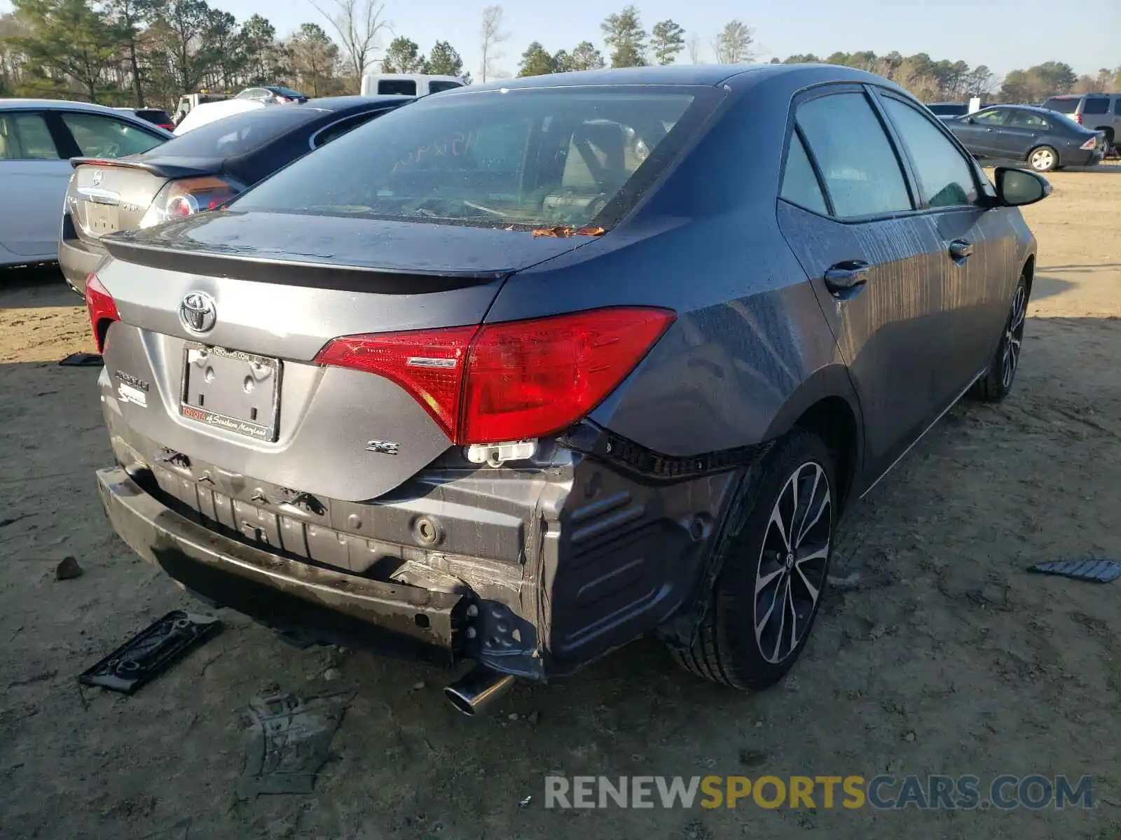 4 Photograph of a damaged car 5YFBURHE6KP928955 TOYOTA COROLLA 2019