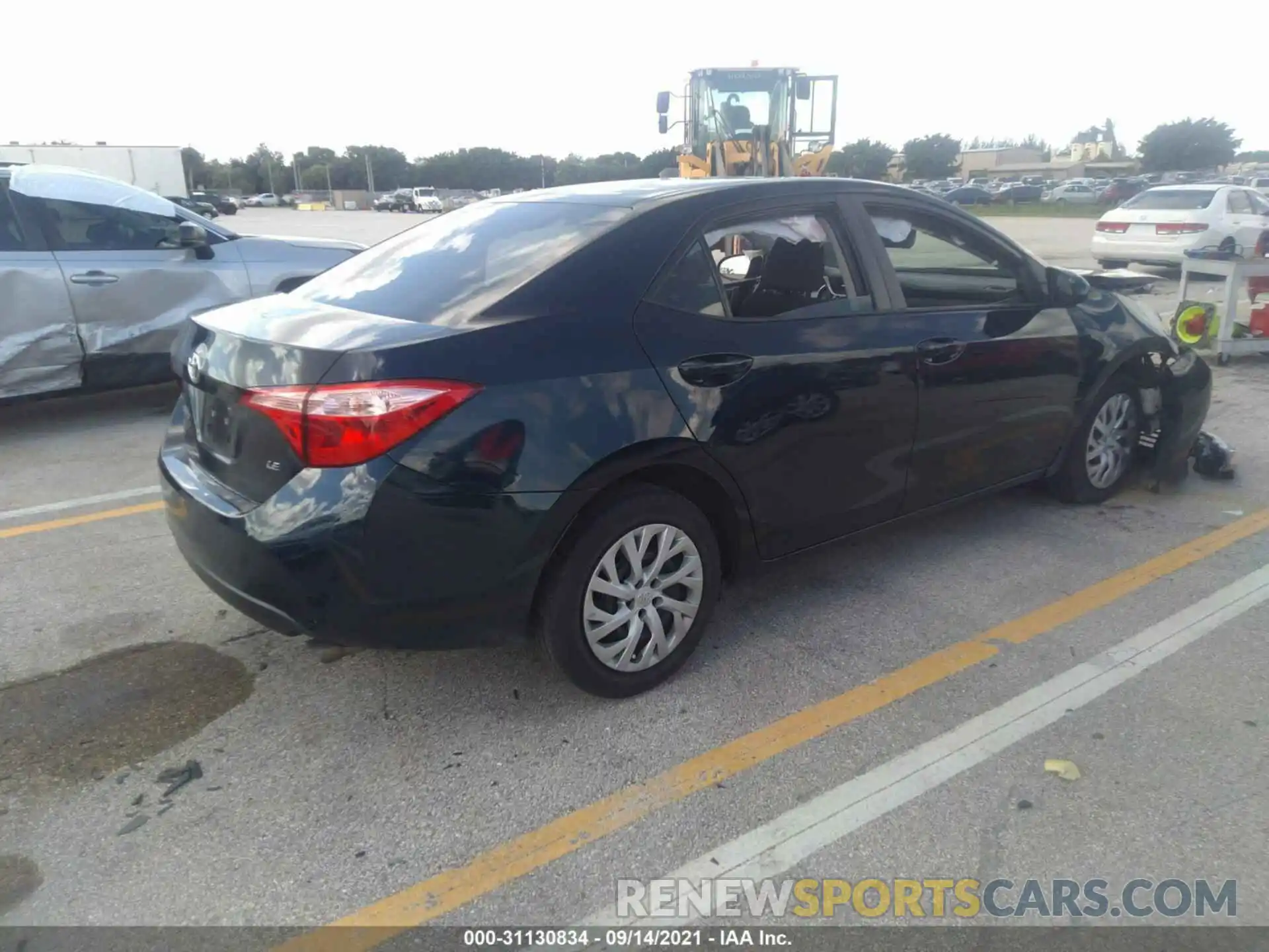 4 Photograph of a damaged car 5YFBURHE6KP930429 TOYOTA COROLLA 2019