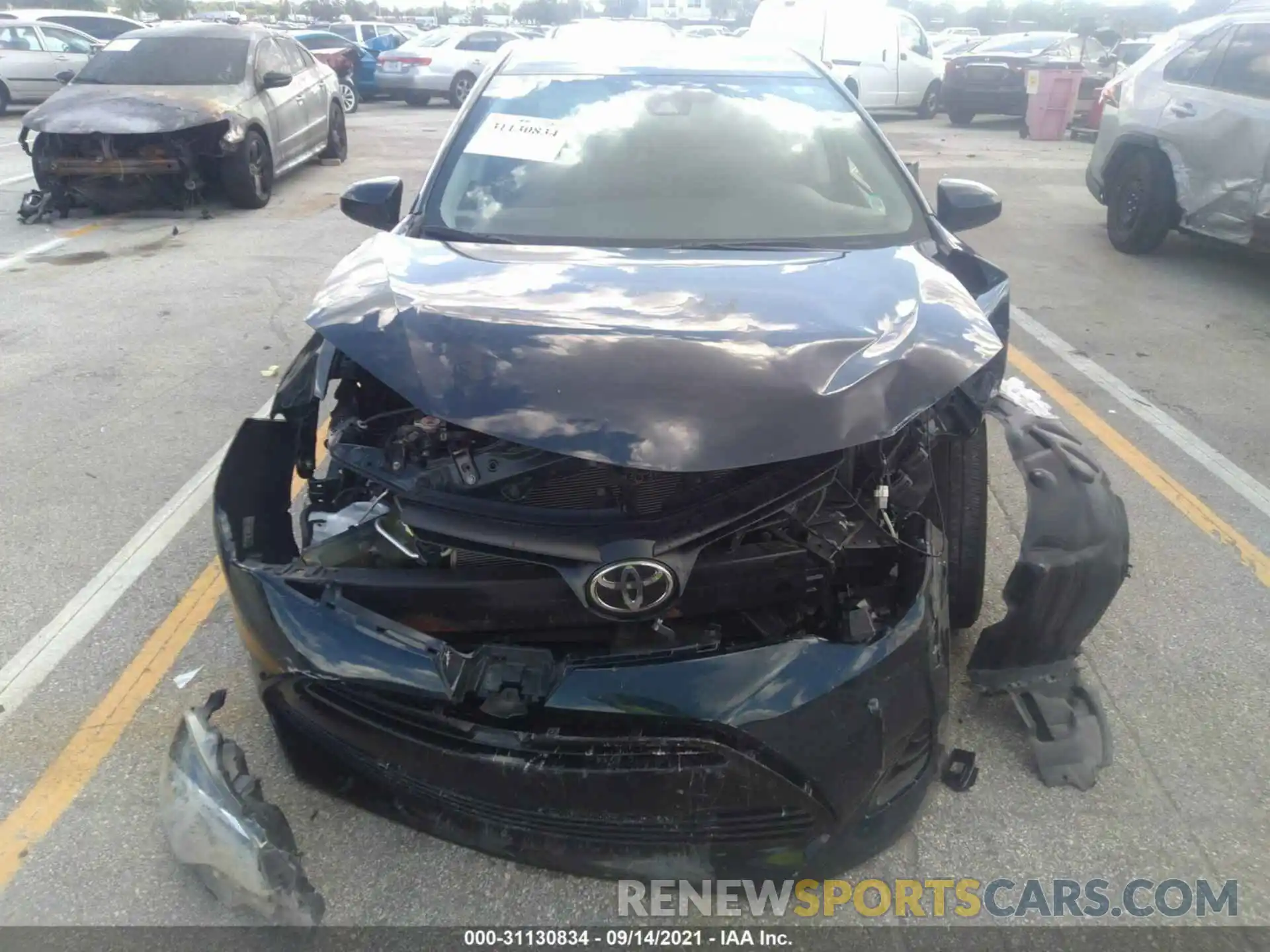 6 Photograph of a damaged car 5YFBURHE6KP930429 TOYOTA COROLLA 2019