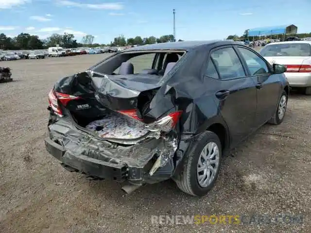 4 Photograph of a damaged car 5YFBURHE6KP931080 TOYOTA COROLLA 2019