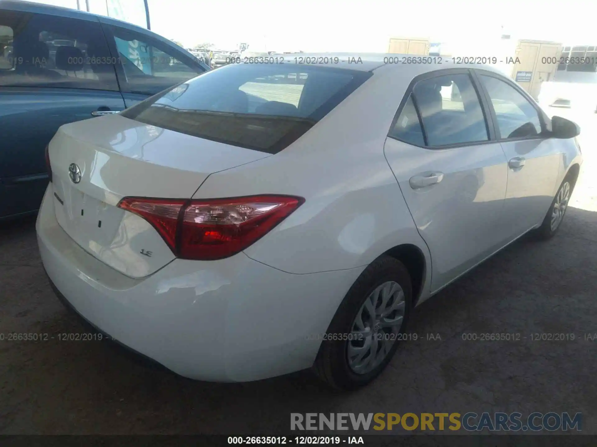 4 Photograph of a damaged car 5YFBURHE6KP931547 TOYOTA COROLLA 2019