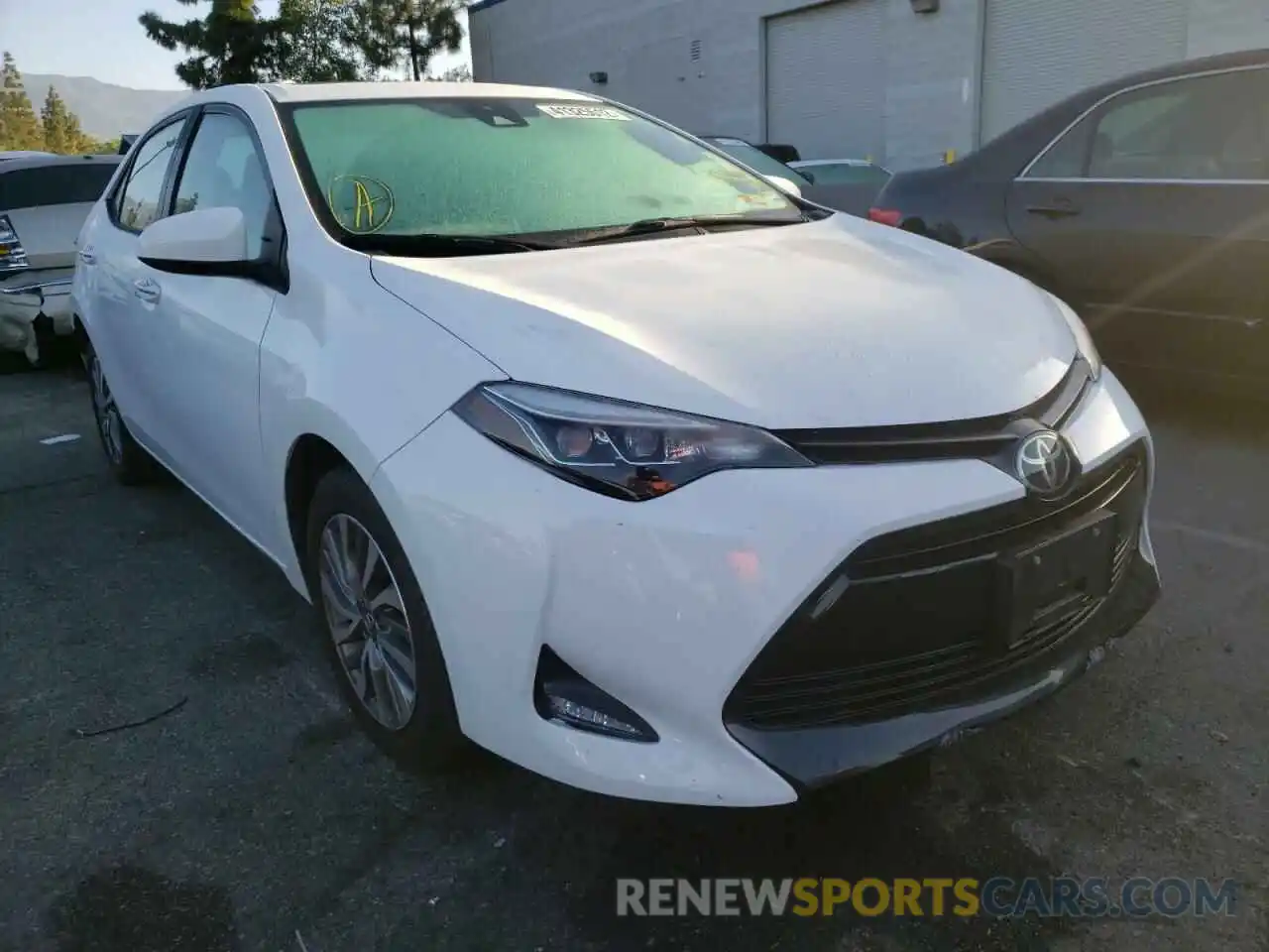 1 Photograph of a damaged car 5YFBURHE6KP932827 TOYOTA COROLLA 2019