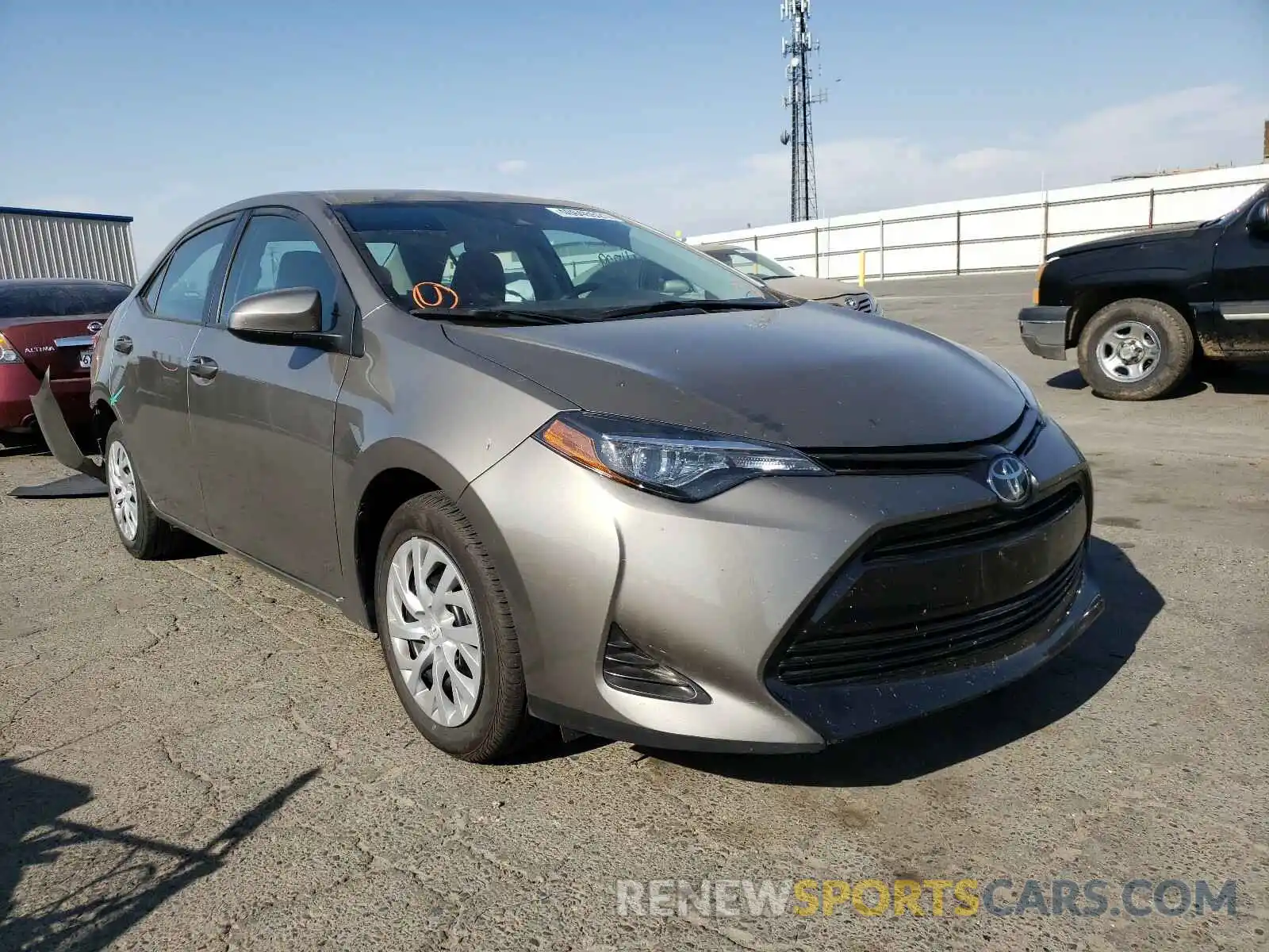 1 Photograph of a damaged car 5YFBURHE6KP933797 TOYOTA COROLLA 2019