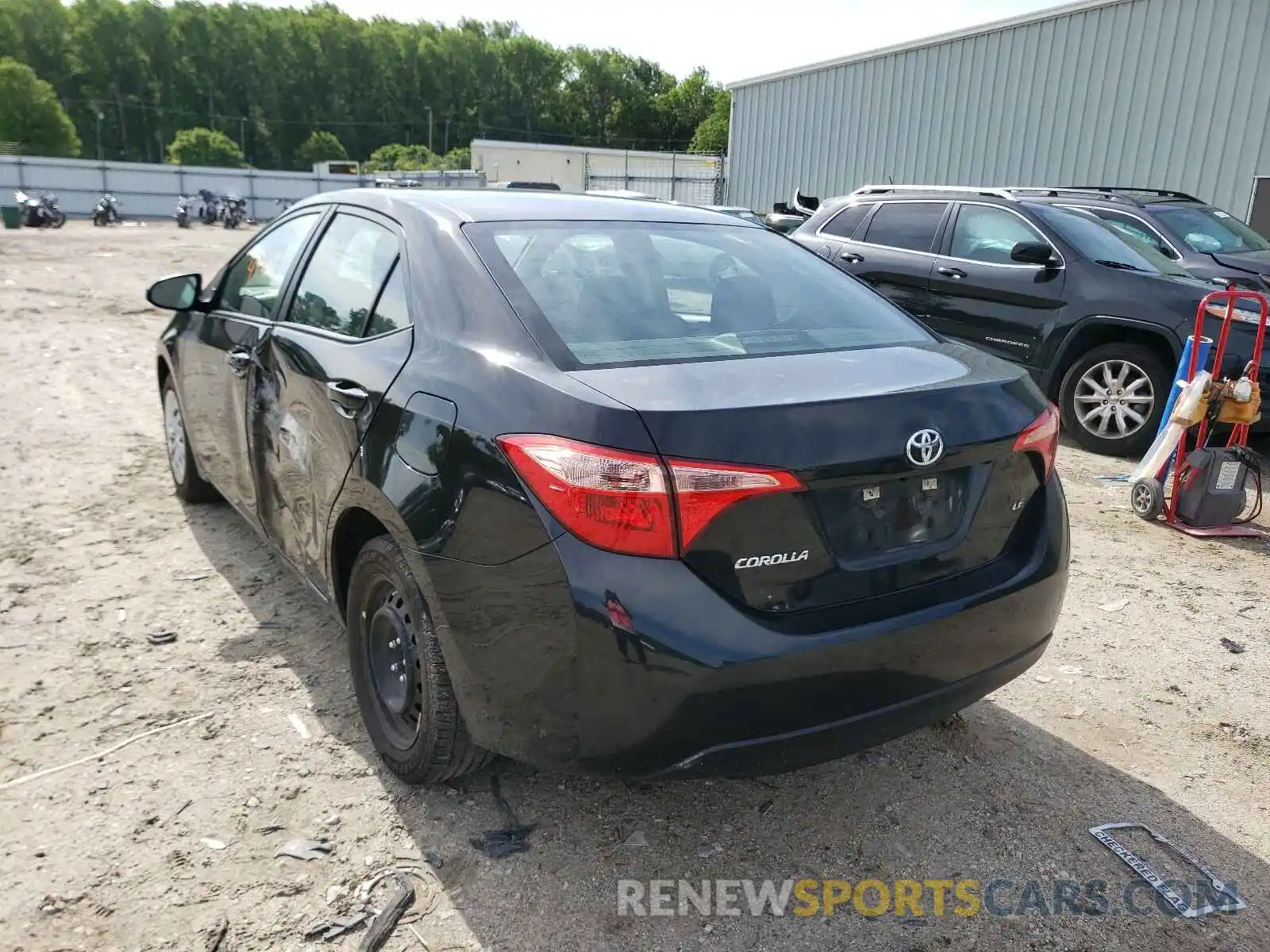 3 Photograph of a damaged car 5YFBURHE6KP933850 TOYOTA COROLLA 2019