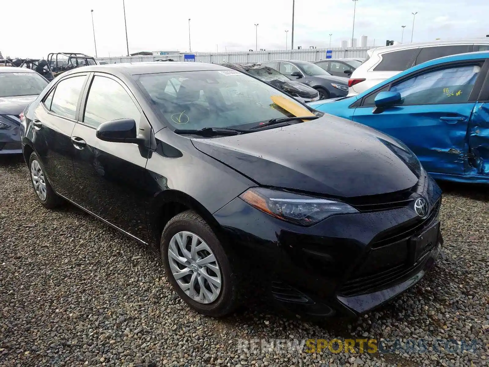 1 Photograph of a damaged car 5YFBURHE6KP934142 TOYOTA COROLLA 2019