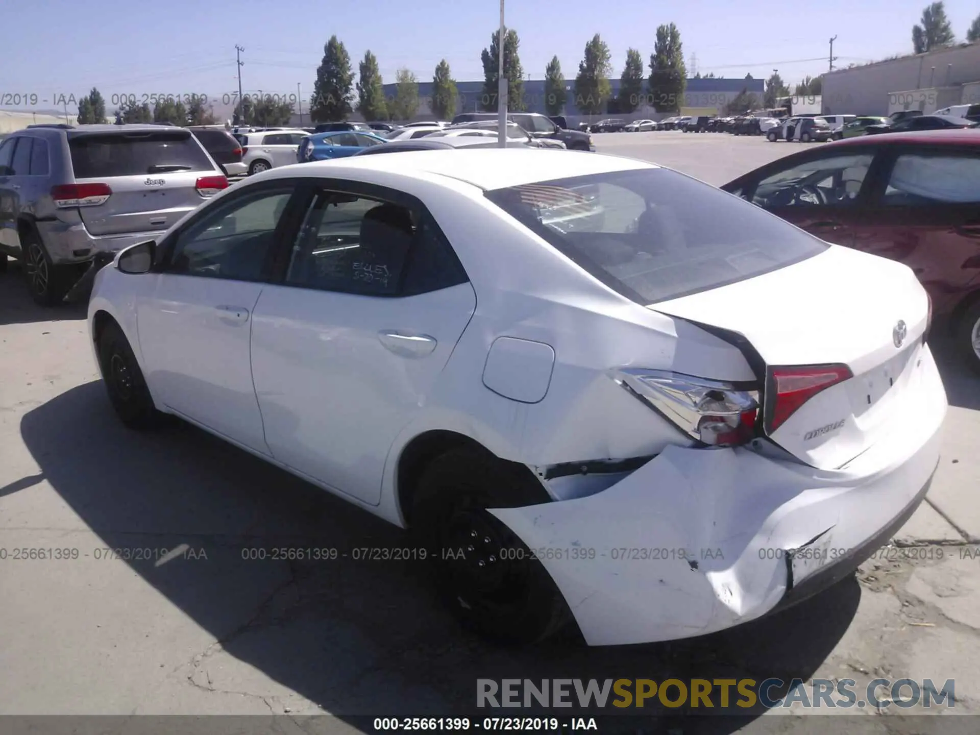 3 Photograph of a damaged car 5YFBURHE6KP936912 TOYOTA COROLLA 2019