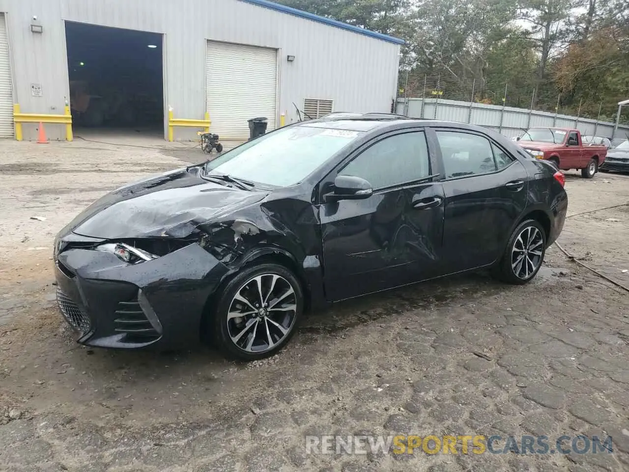 1 Photograph of a damaged car 5YFBURHE6KP937347 TOYOTA COROLLA 2019