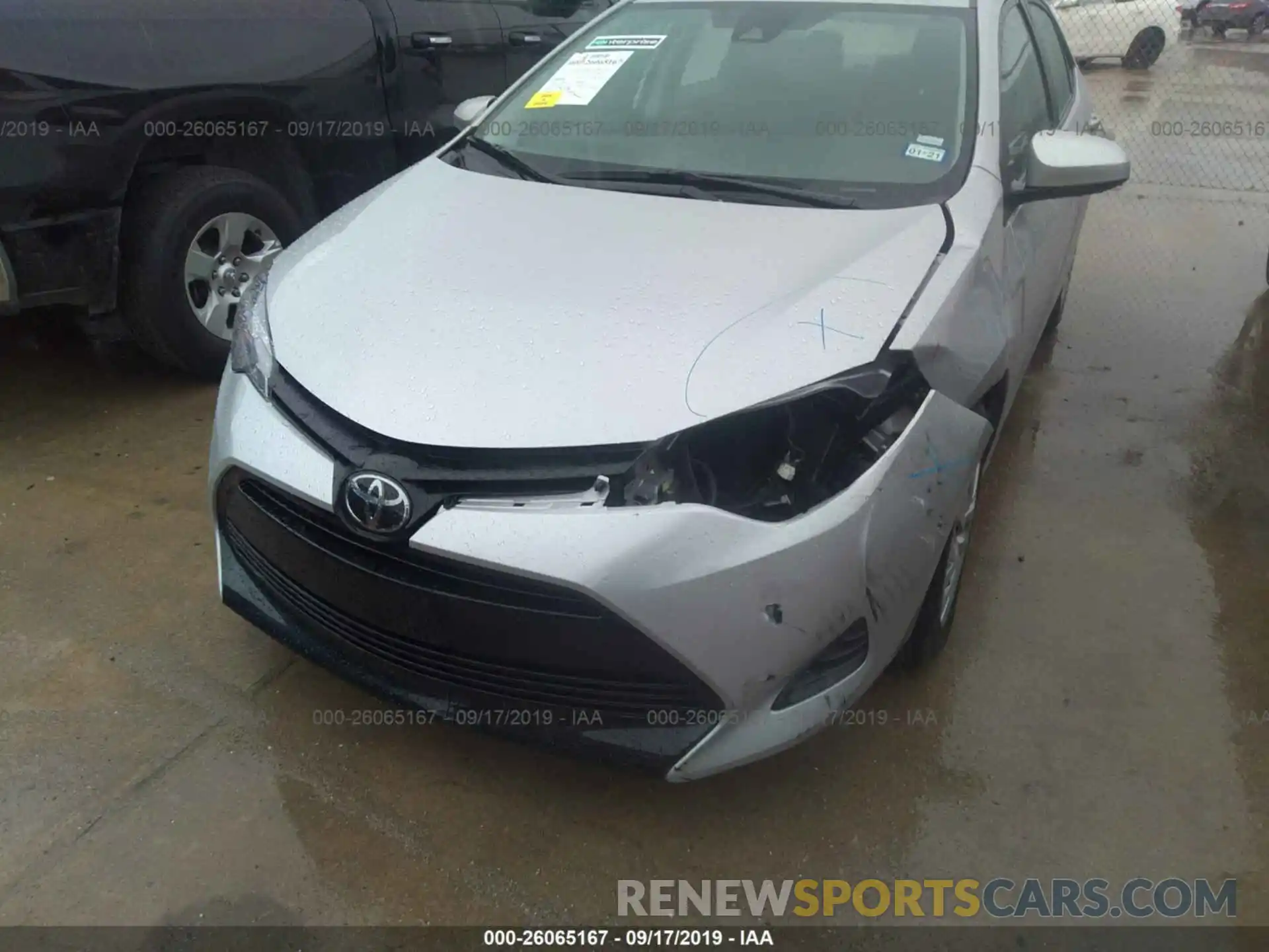 6 Photograph of a damaged car 5YFBURHE6KP939440 TOYOTA COROLLA 2019