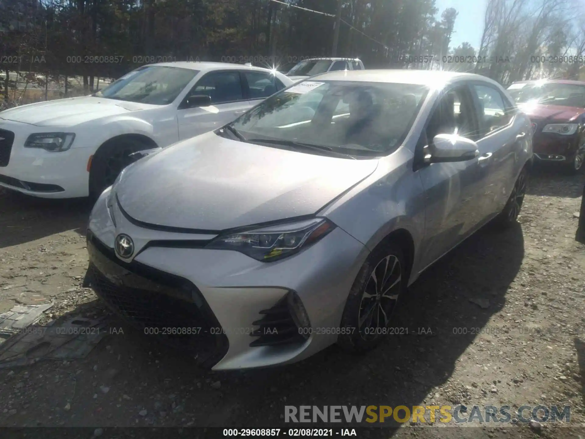 2 Photograph of a damaged car 5YFBURHE6KP939681 TOYOTA COROLLA 2019