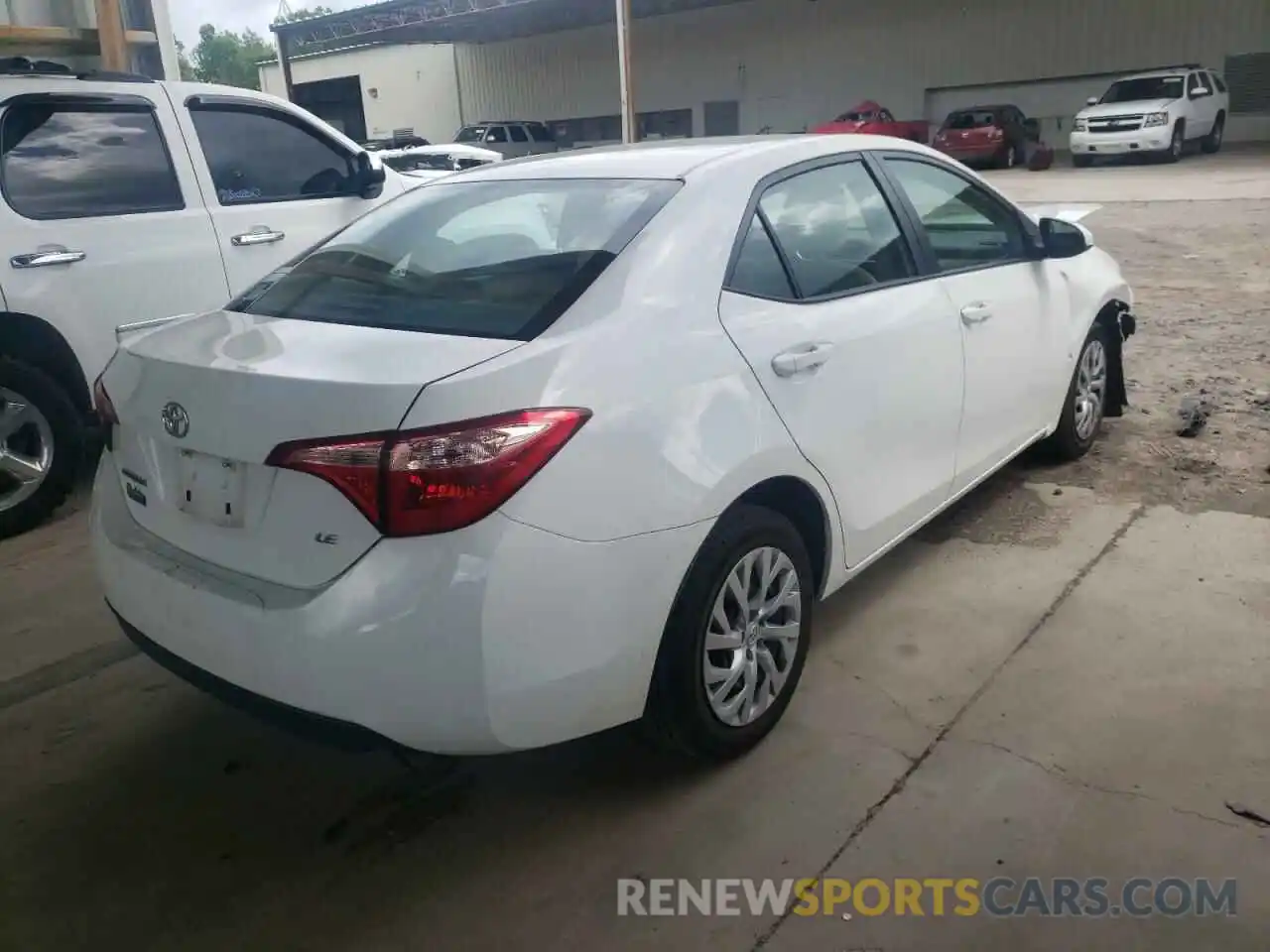 4 Photograph of a damaged car 5YFBURHE6KP939728 TOYOTA COROLLA 2019