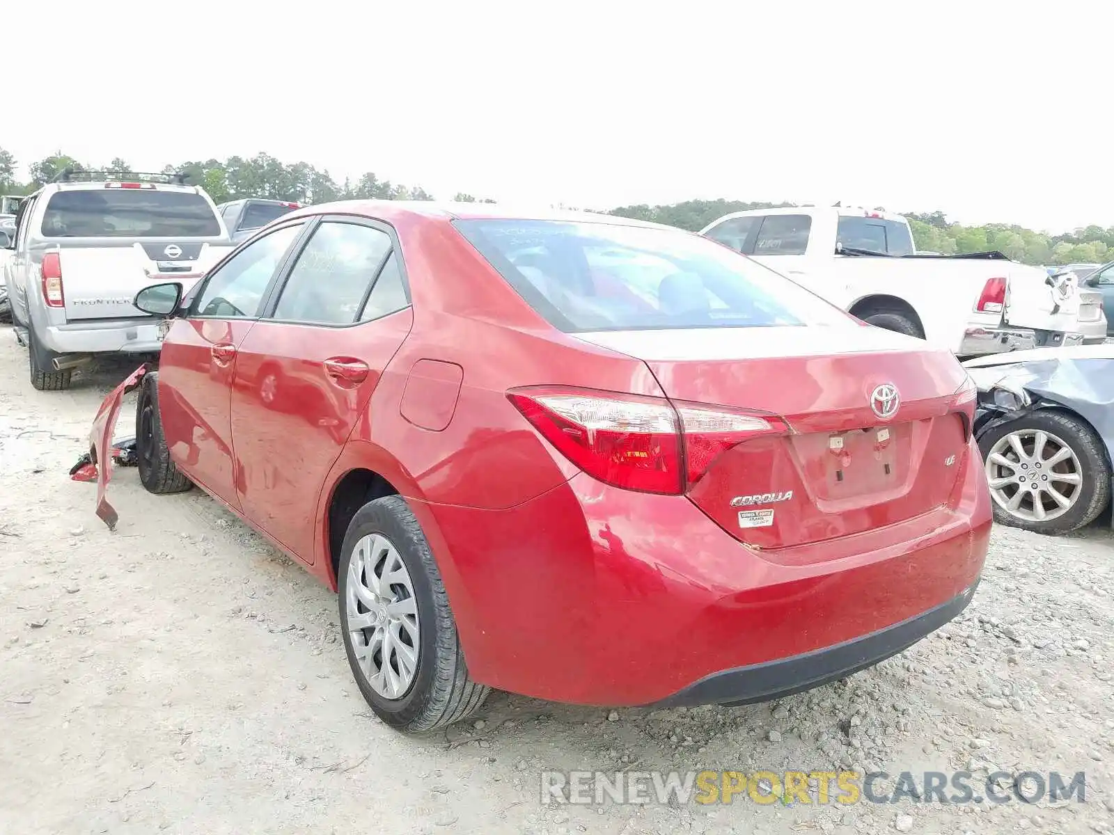 3 Photograph of a damaged car 5YFBURHE6KP943049 TOYOTA COROLLA 2019