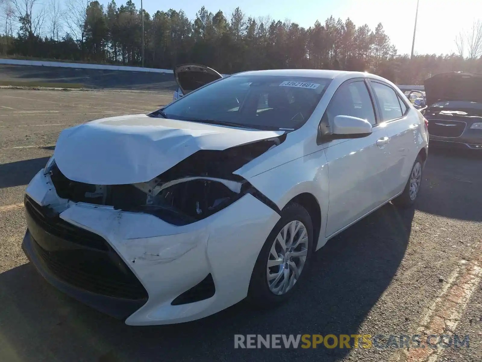 2 Photograph of a damaged car 5YFBURHE6KP944136 TOYOTA COROLLA 2019