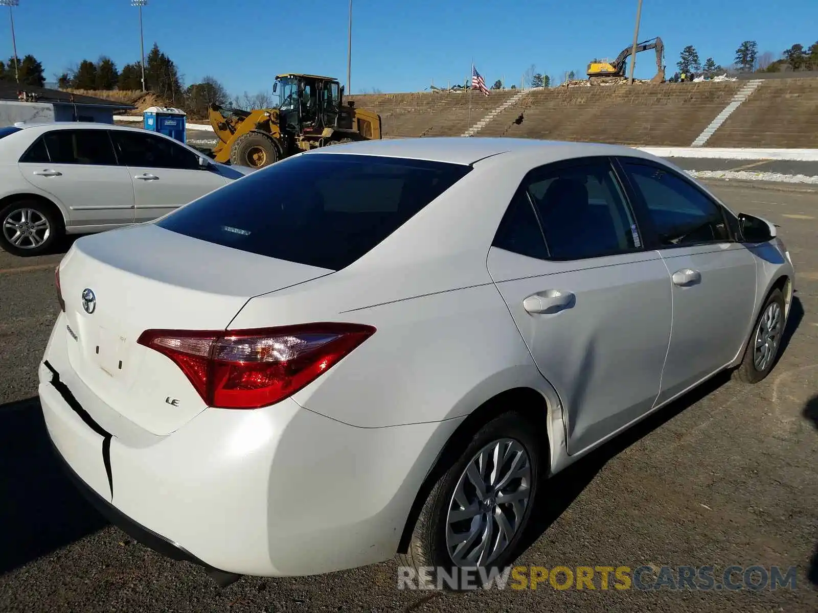 4 Photograph of a damaged car 5YFBURHE6KP944136 TOYOTA COROLLA 2019