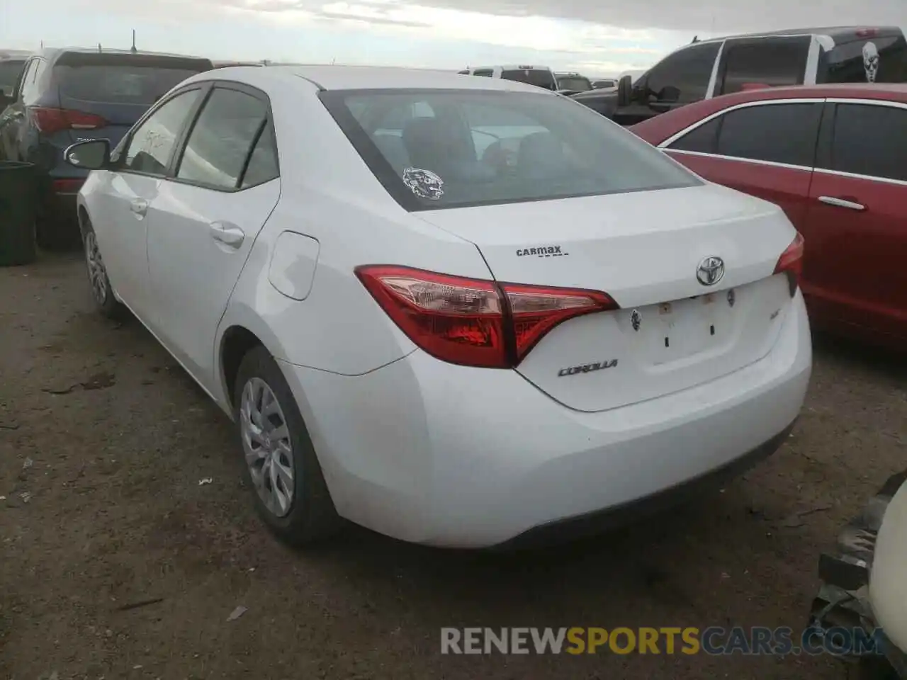 3 Photograph of a damaged car 5YFBURHE6KP944928 TOYOTA COROLLA 2019