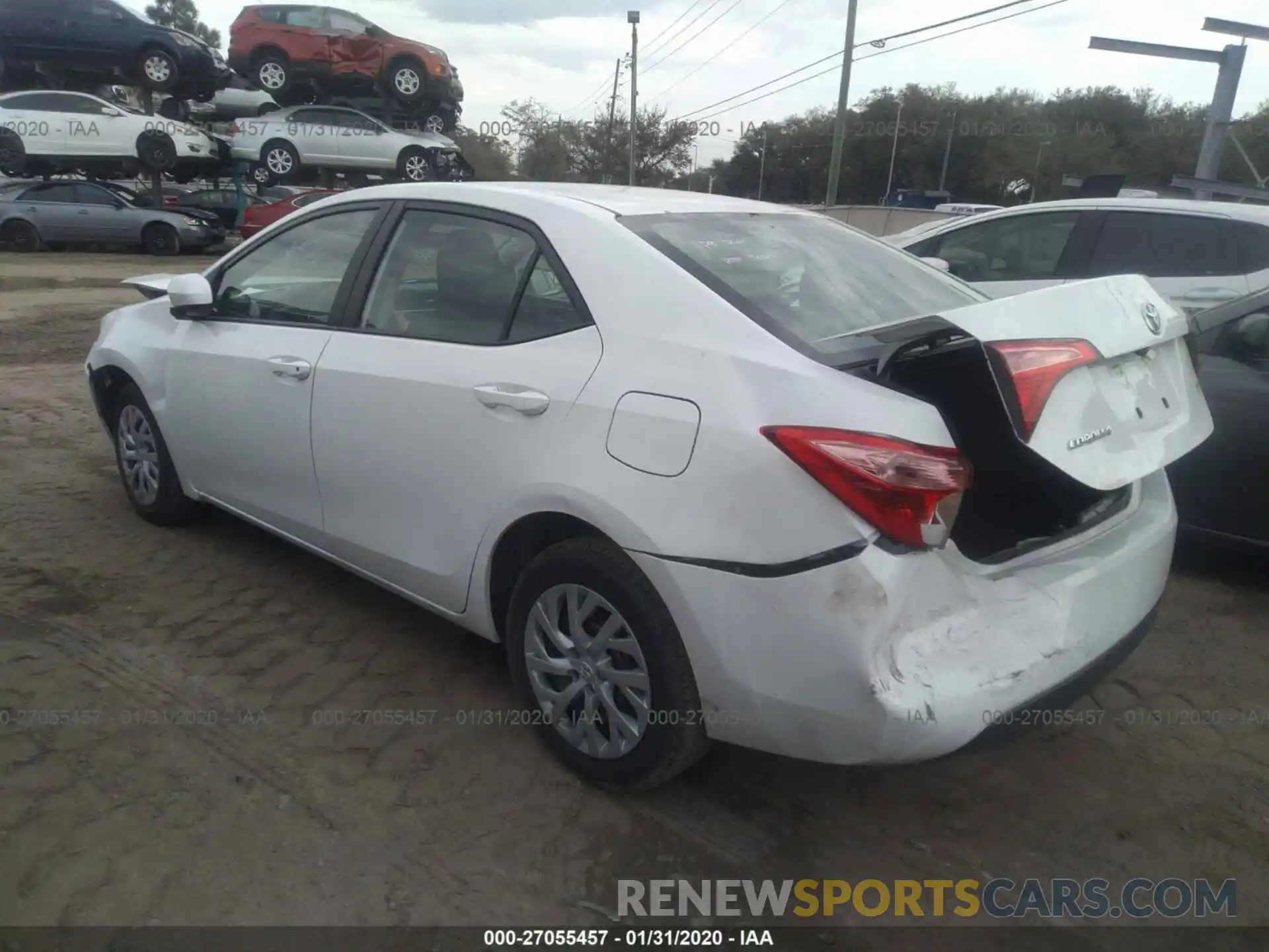 3 Photograph of a damaged car 5YFBURHE6KP945836 TOYOTA COROLLA 2019