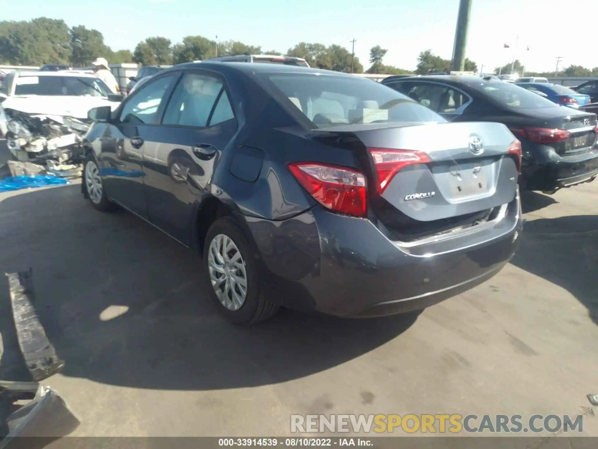 3 Photograph of a damaged car 5YFBURHE6KP948834 TOYOTA COROLLA 2019