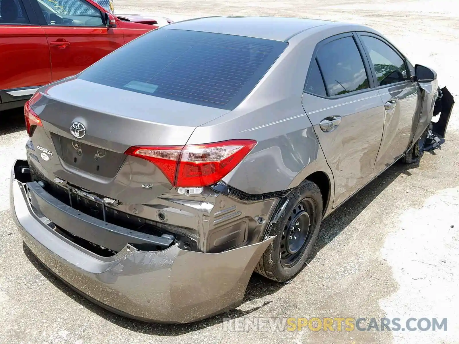 4 Photograph of a damaged car 5YFBURHE7KP856745 TOYOTA COROLLA 2019