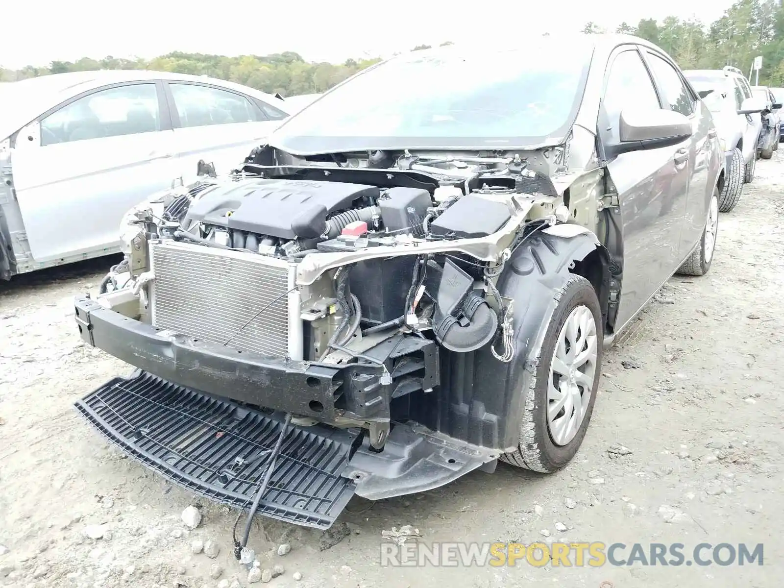 2 Photograph of a damaged car 5YFBURHE7KP856857 TOYOTA COROLLA 2019