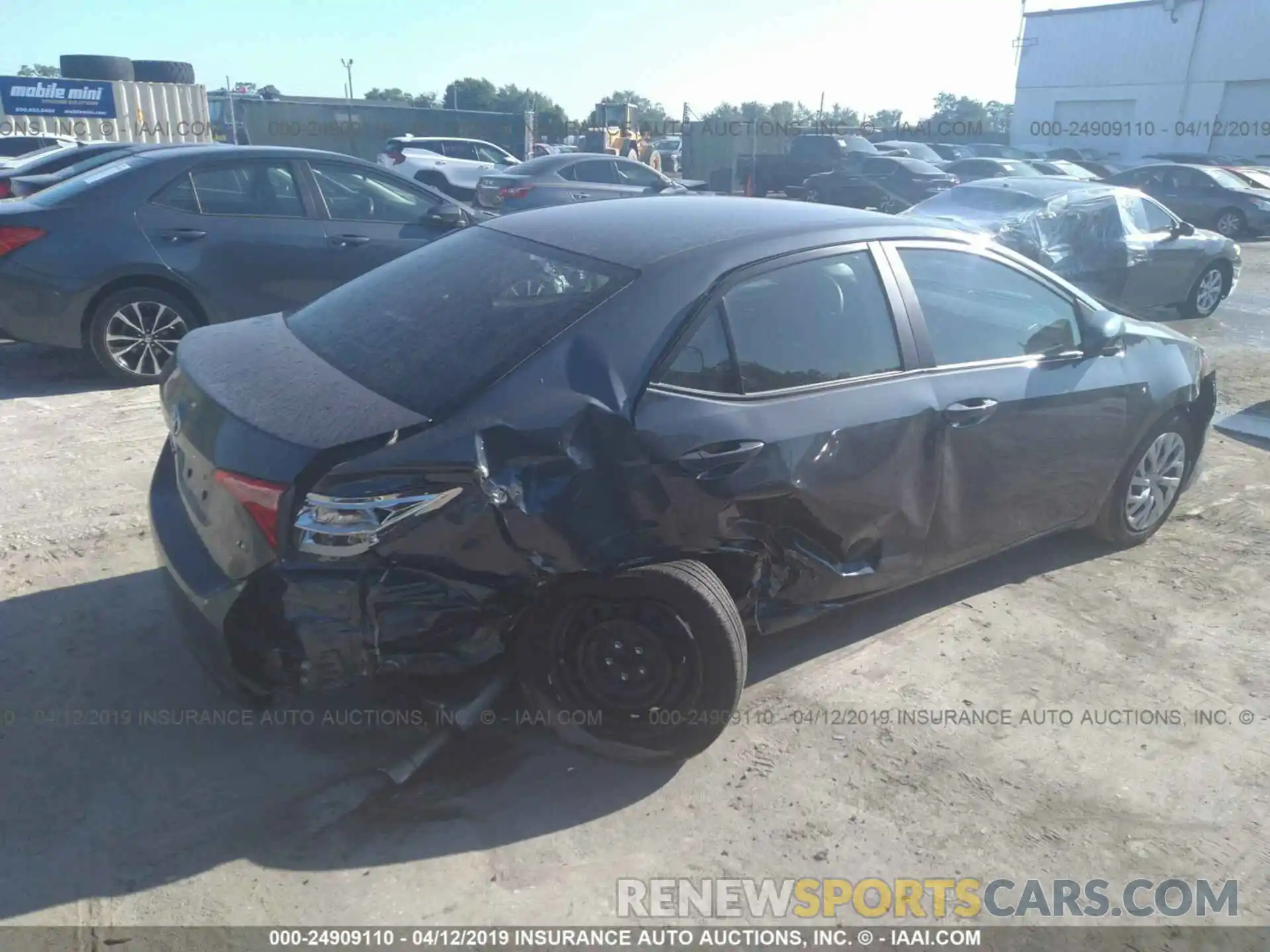 4 Photograph of a damaged car 5YFBURHE7KP859239 TOYOTA COROLLA 2019