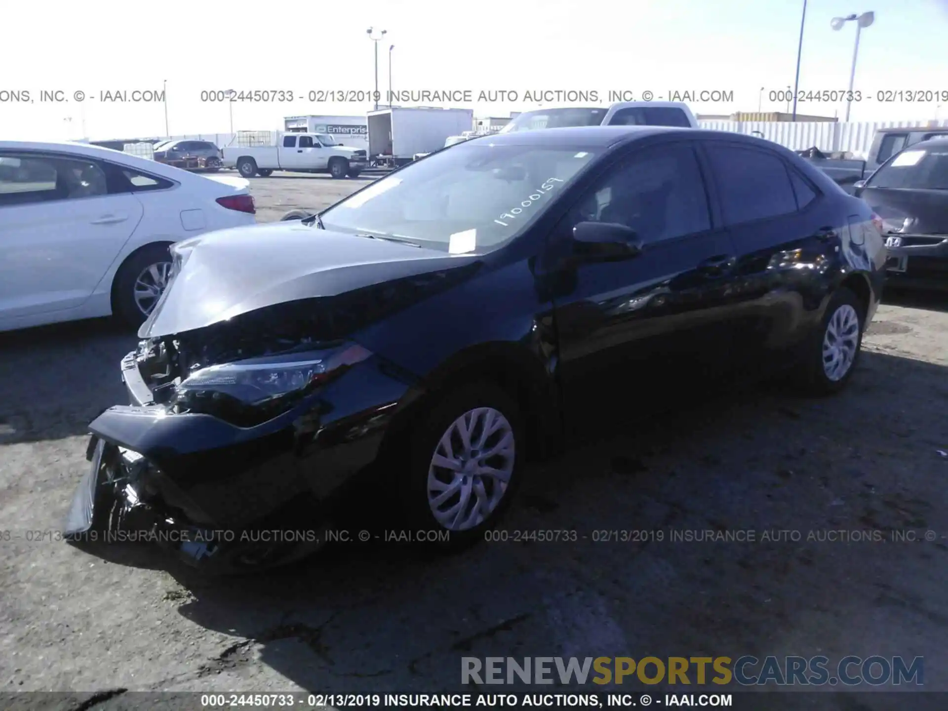 2 Photograph of a damaged car 5YFBURHE7KP859340 TOYOTA COROLLA 2019