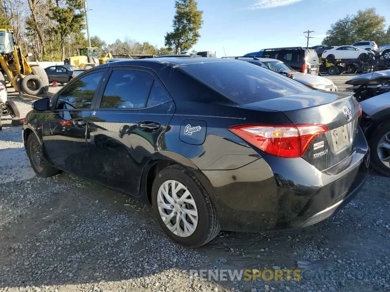 2 Photograph of a damaged car 5YFBURHE7KP859676 TOYOTA COROLLA 2019