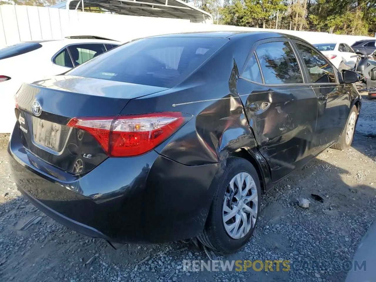 3 Photograph of a damaged car 5YFBURHE7KP859676 TOYOTA COROLLA 2019