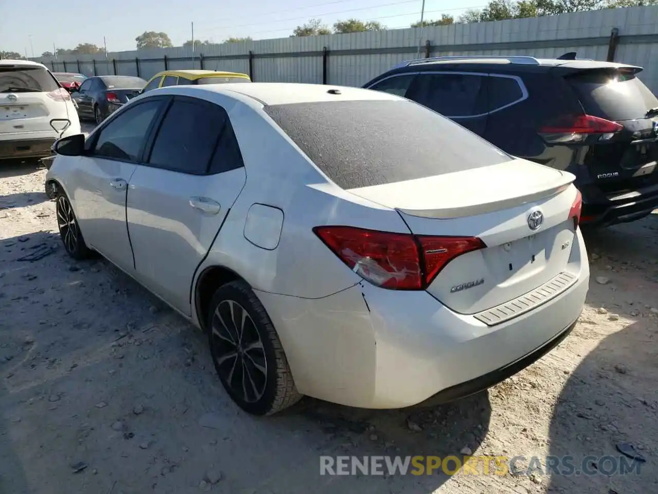 3 Photograph of a damaged car 5YFBURHE7KP859757 TOYOTA COROLLA 2019