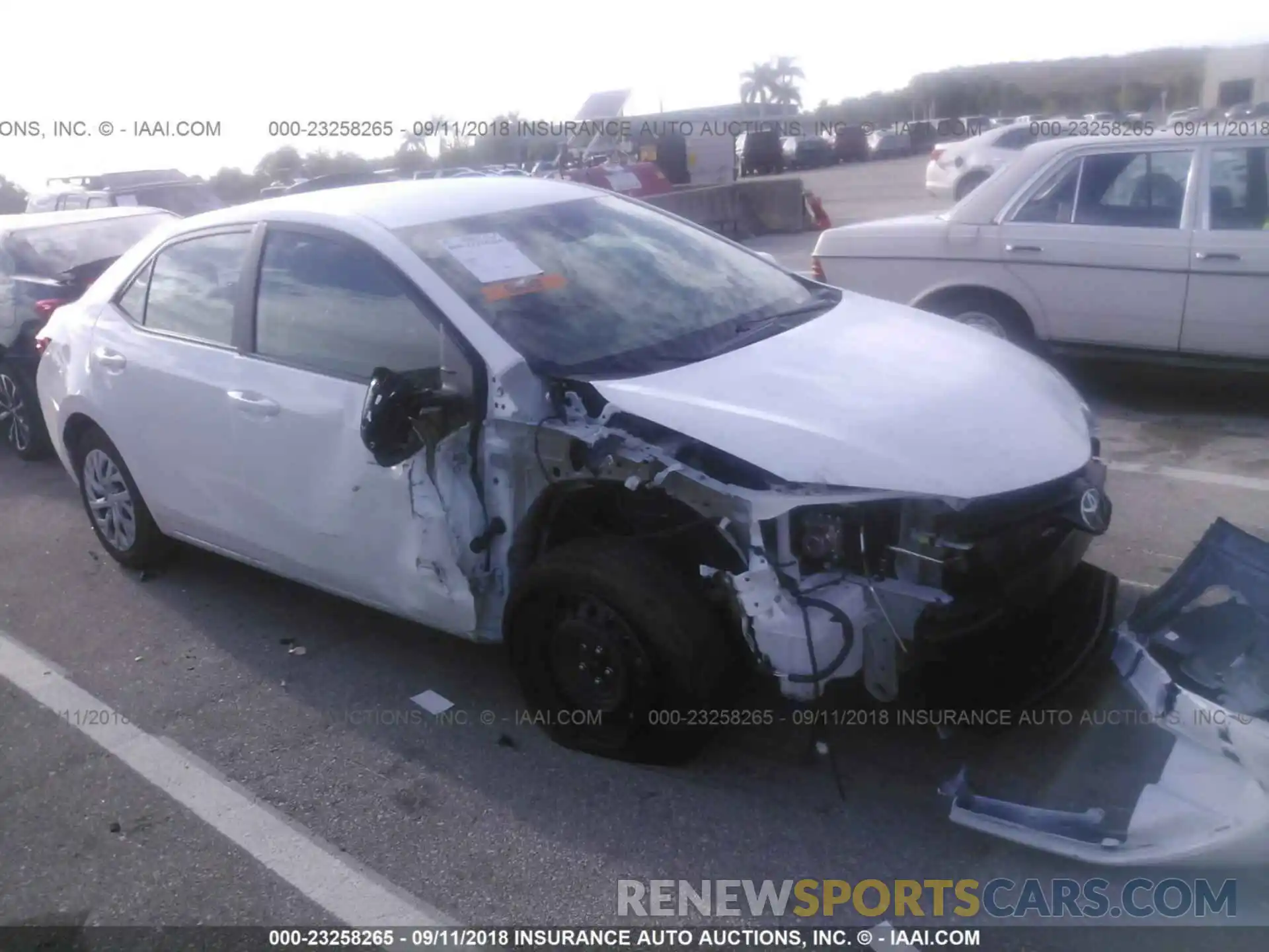 1 Photograph of a damaged car 5YFBURHE7KP861458 Toyota Corolla 2019