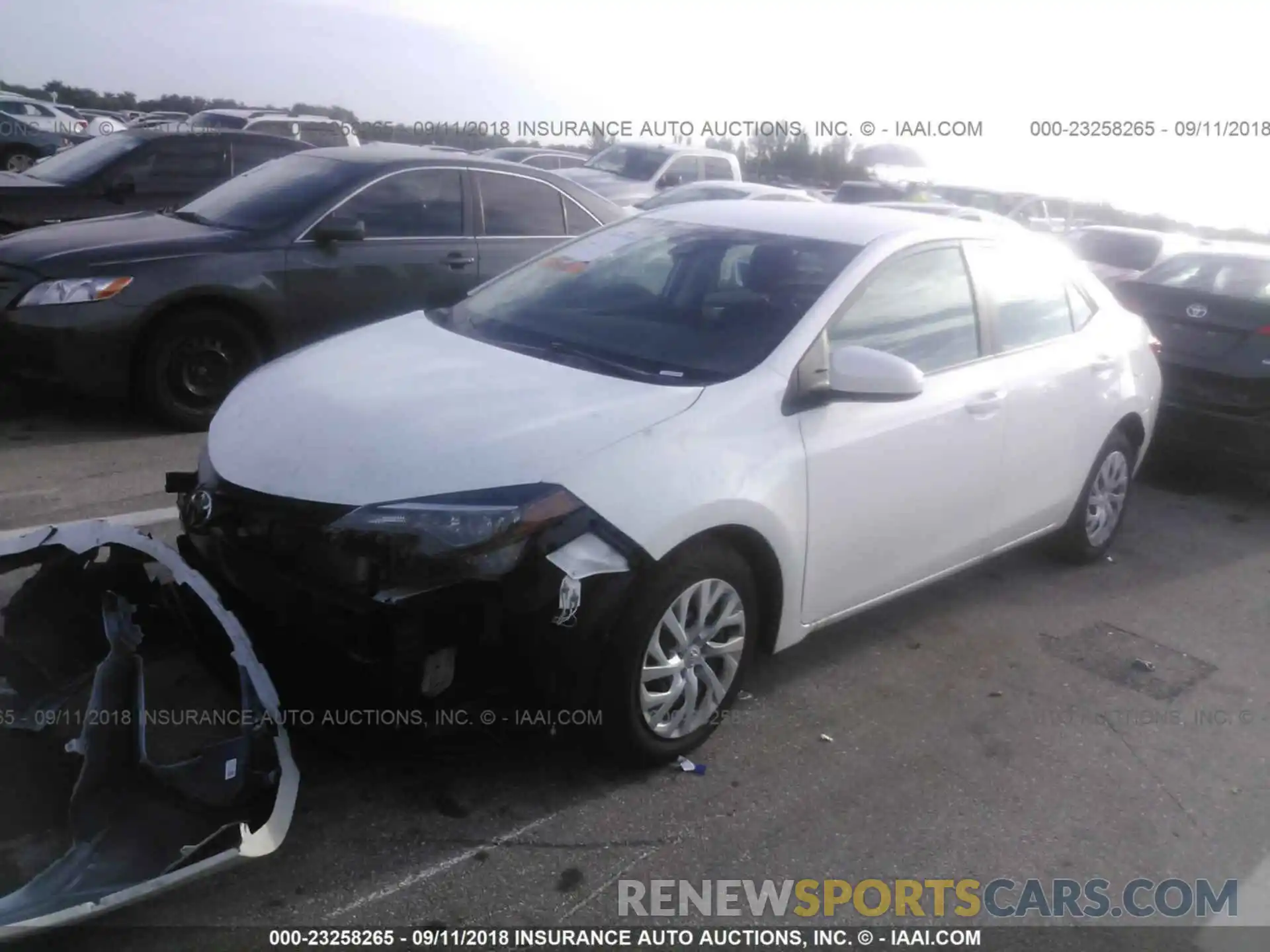 2 Photograph of a damaged car 5YFBURHE7KP861458 Toyota Corolla 2019