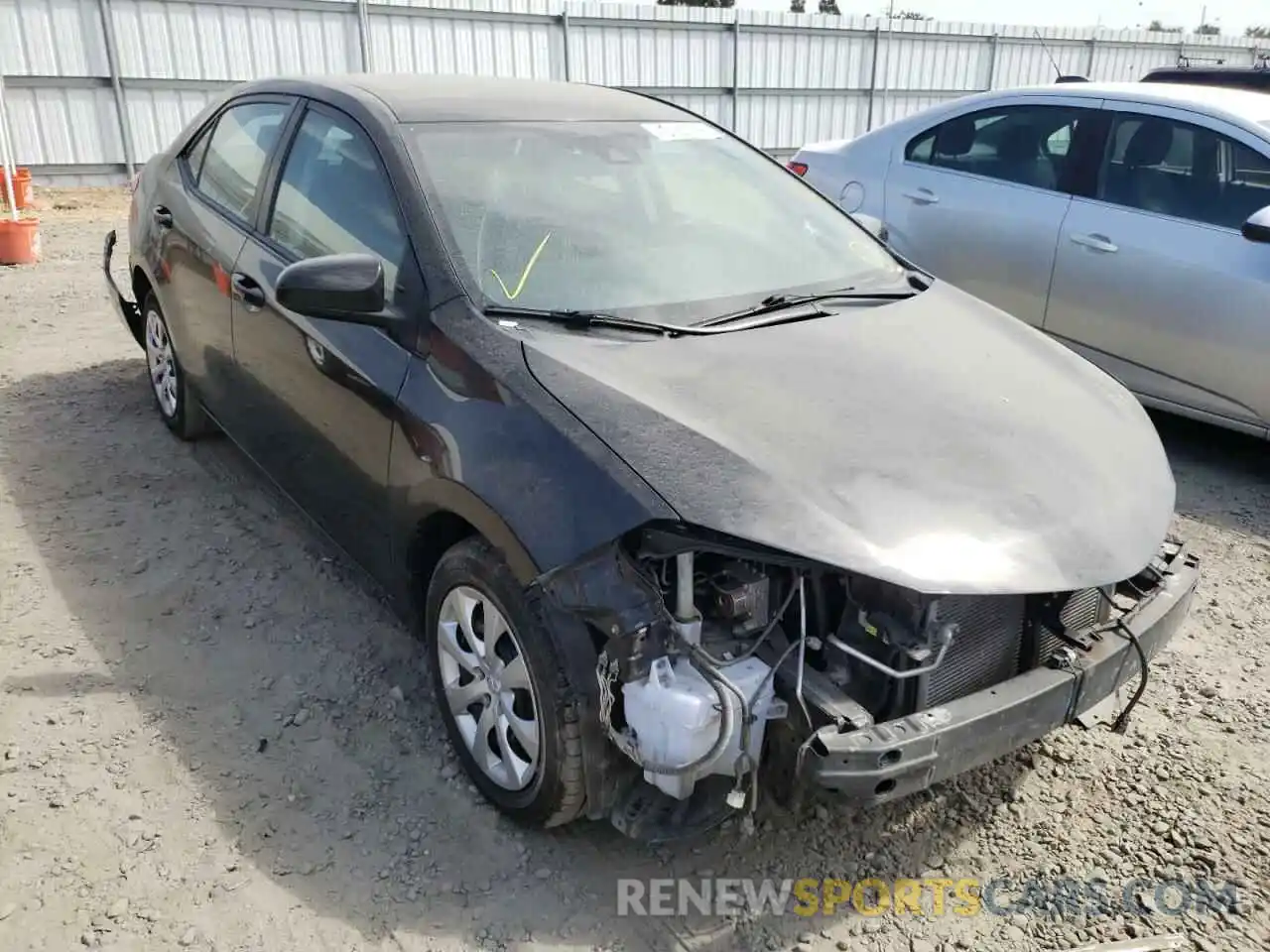 1 Photograph of a damaged car 5YFBURHE7KP861461 TOYOTA COROLLA 2019