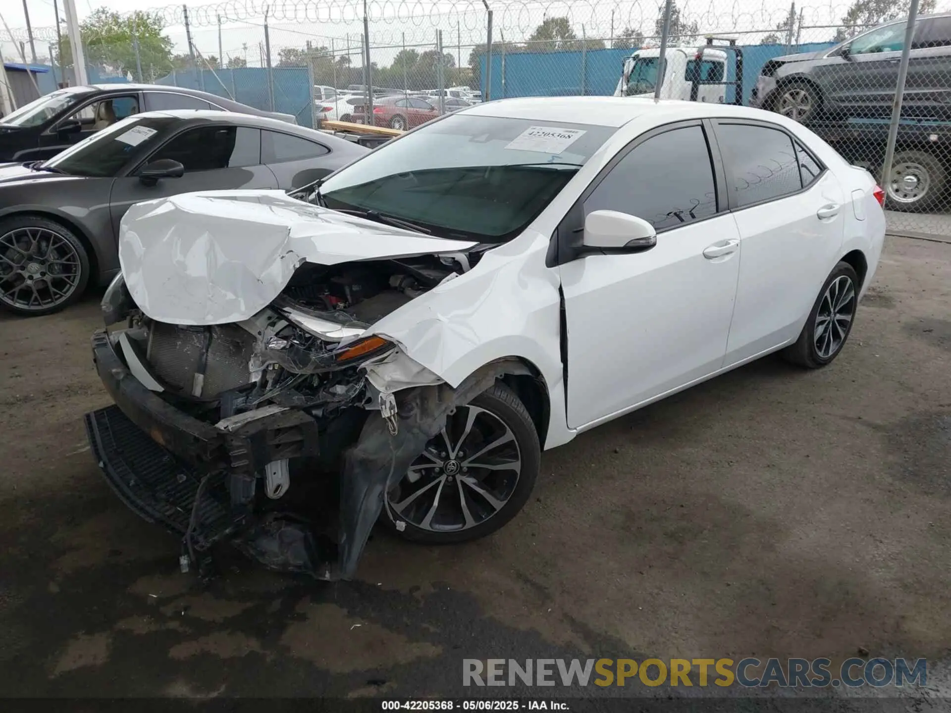 2 Photograph of a damaged car 5YFBURHE7KP862111 TOYOTA COROLLA 2019