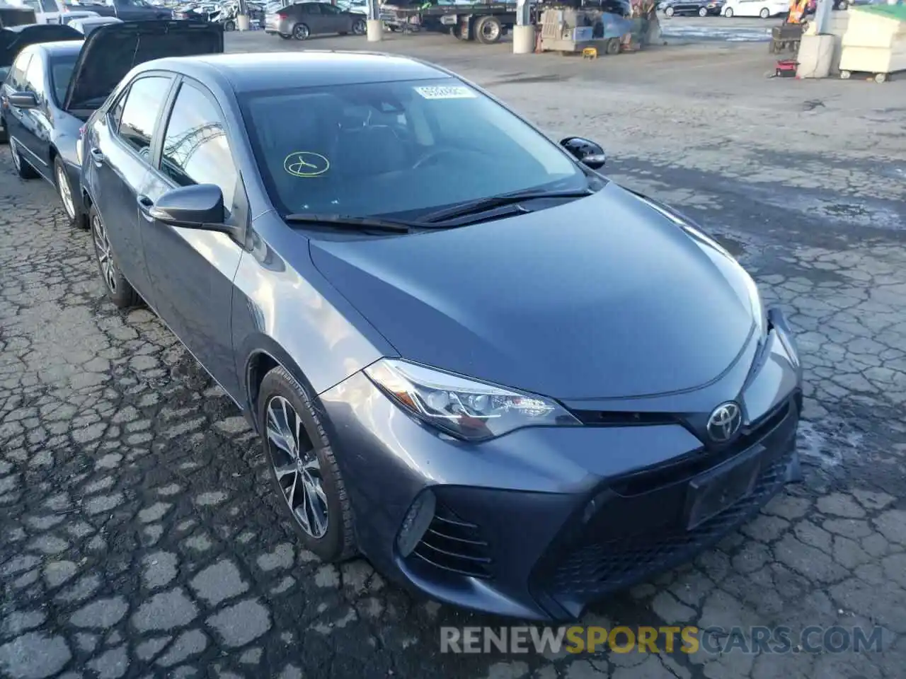 1 Photograph of a damaged car 5YFBURHE7KP863081 TOYOTA COROLLA 2019