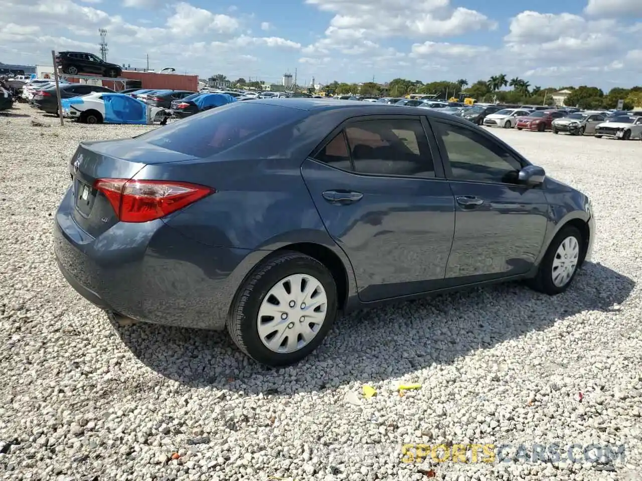 3 Photograph of a damaged car 5YFBURHE7KP863677 TOYOTA COROLLA 2019