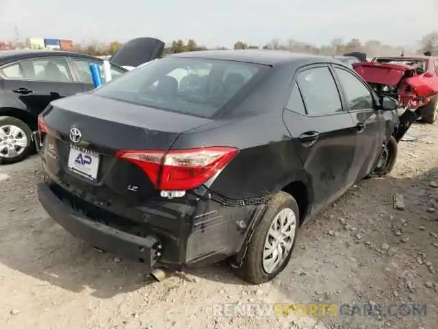 4 Photograph of a damaged car 5YFBURHE7KP864022 TOYOTA COROLLA 2019