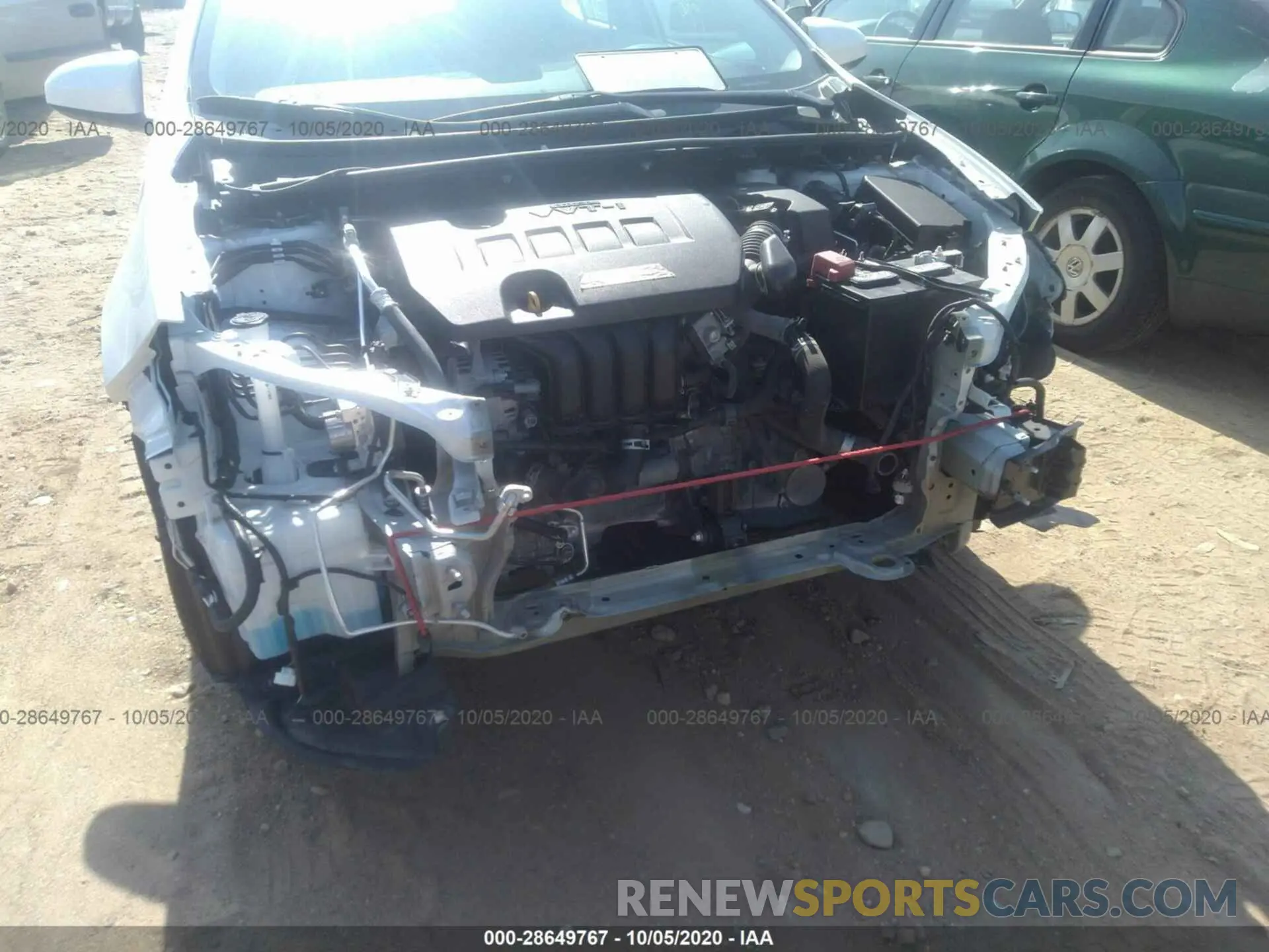 6 Photograph of a damaged car 5YFBURHE7KP864442 TOYOTA COROLLA 2019