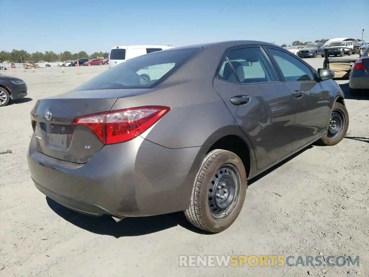 4 Photograph of a damaged car 5YFBURHE7KP865624 TOYOTA COROLLA 2019