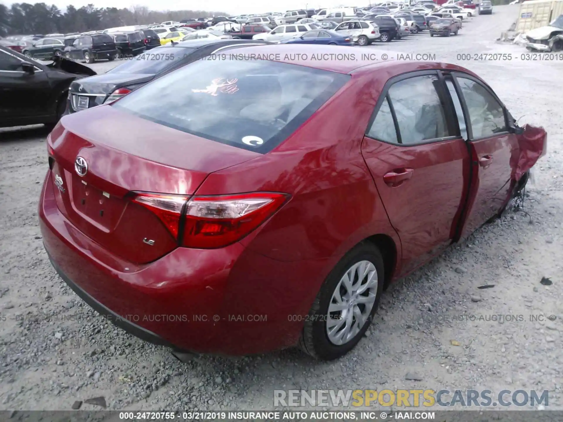 4 Photograph of a damaged car 5YFBURHE7KP866255 TOYOTA COROLLA 2019