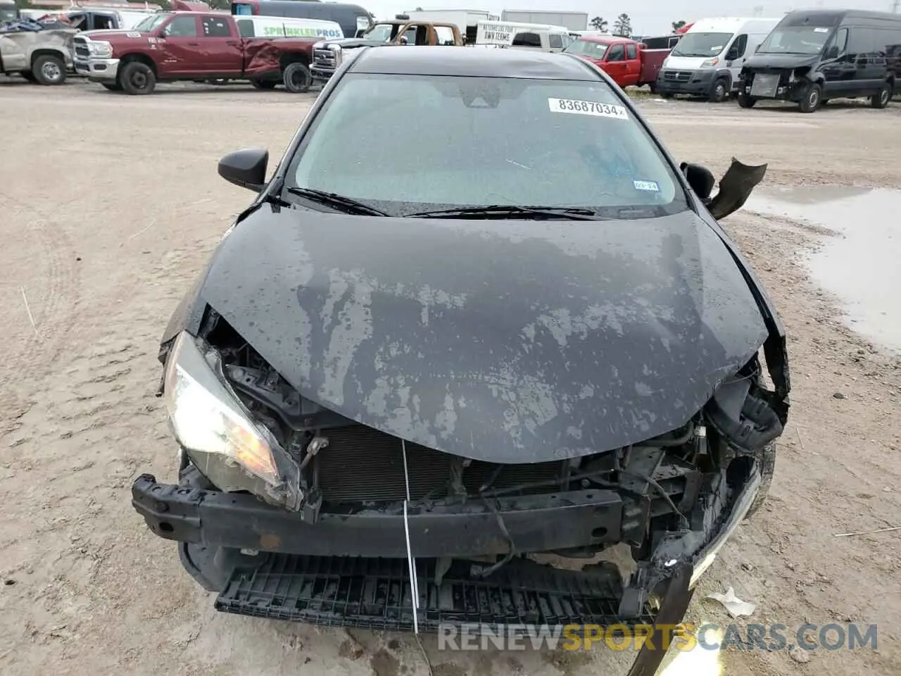 5 Photograph of a damaged car 5YFBURHE7KP869432 TOYOTA COROLLA 2019